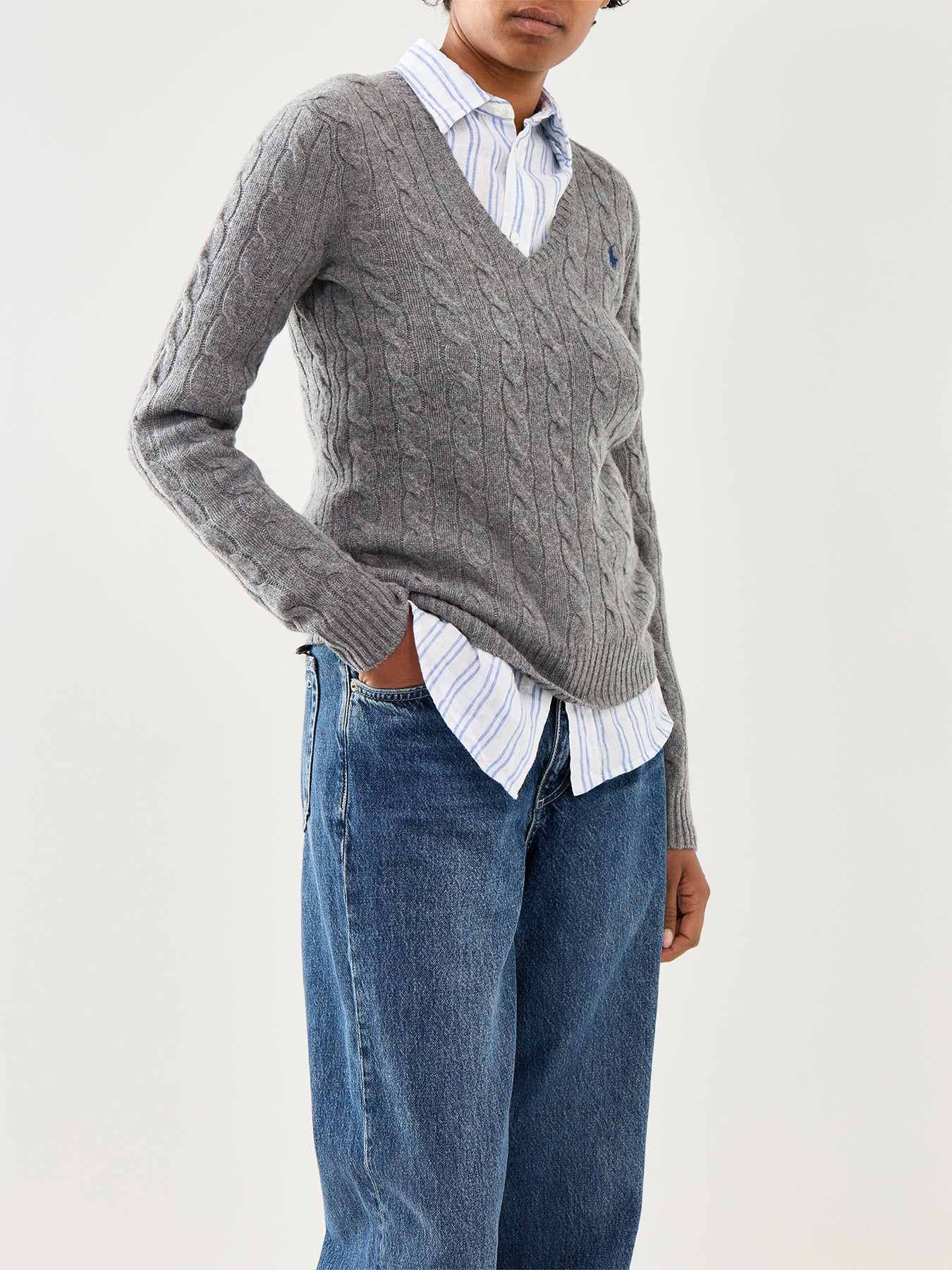 Kimberly Long Sleeve Pullover Grey