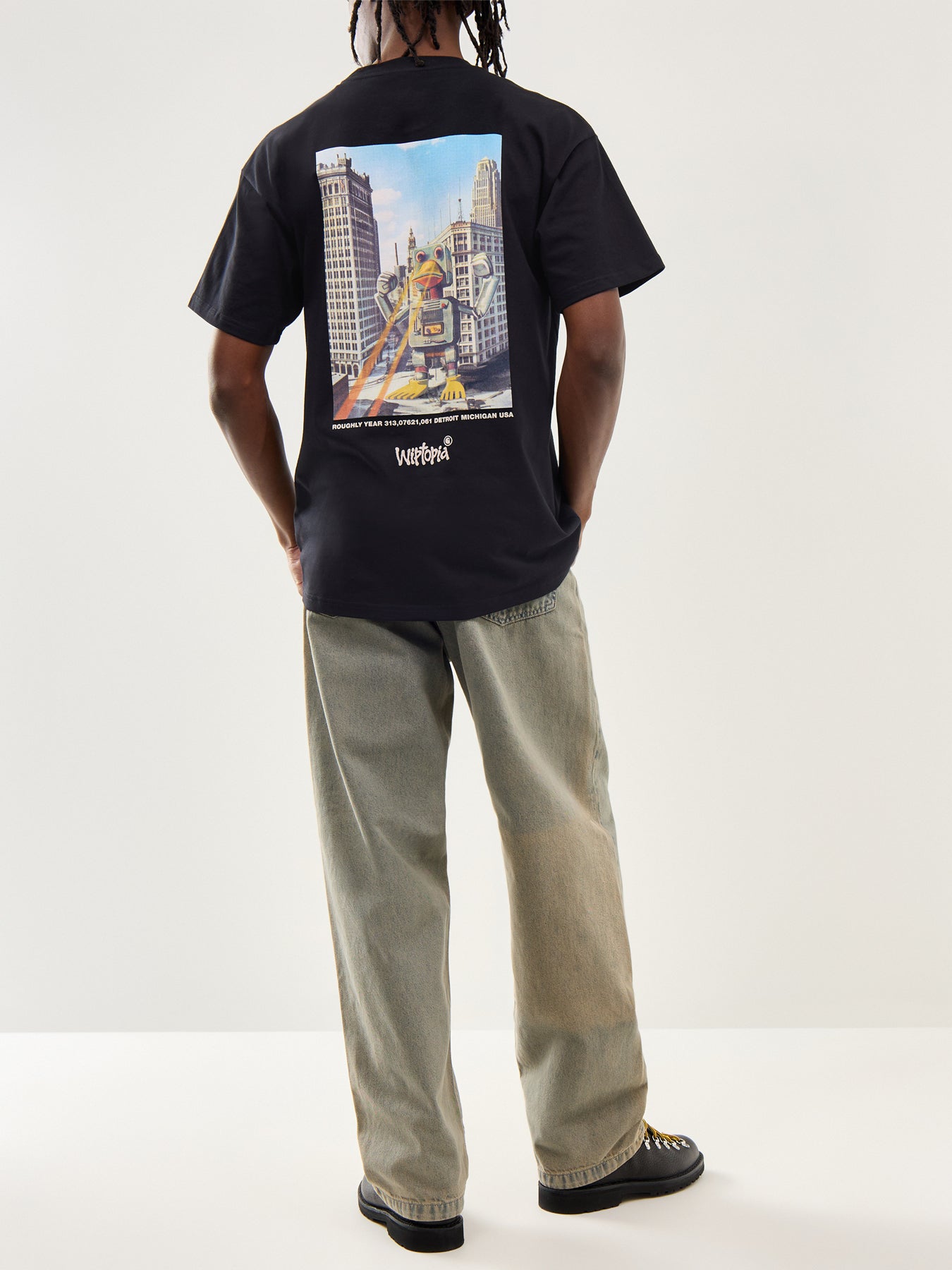 Short Sleeve Wiptopia T-Shirt Black