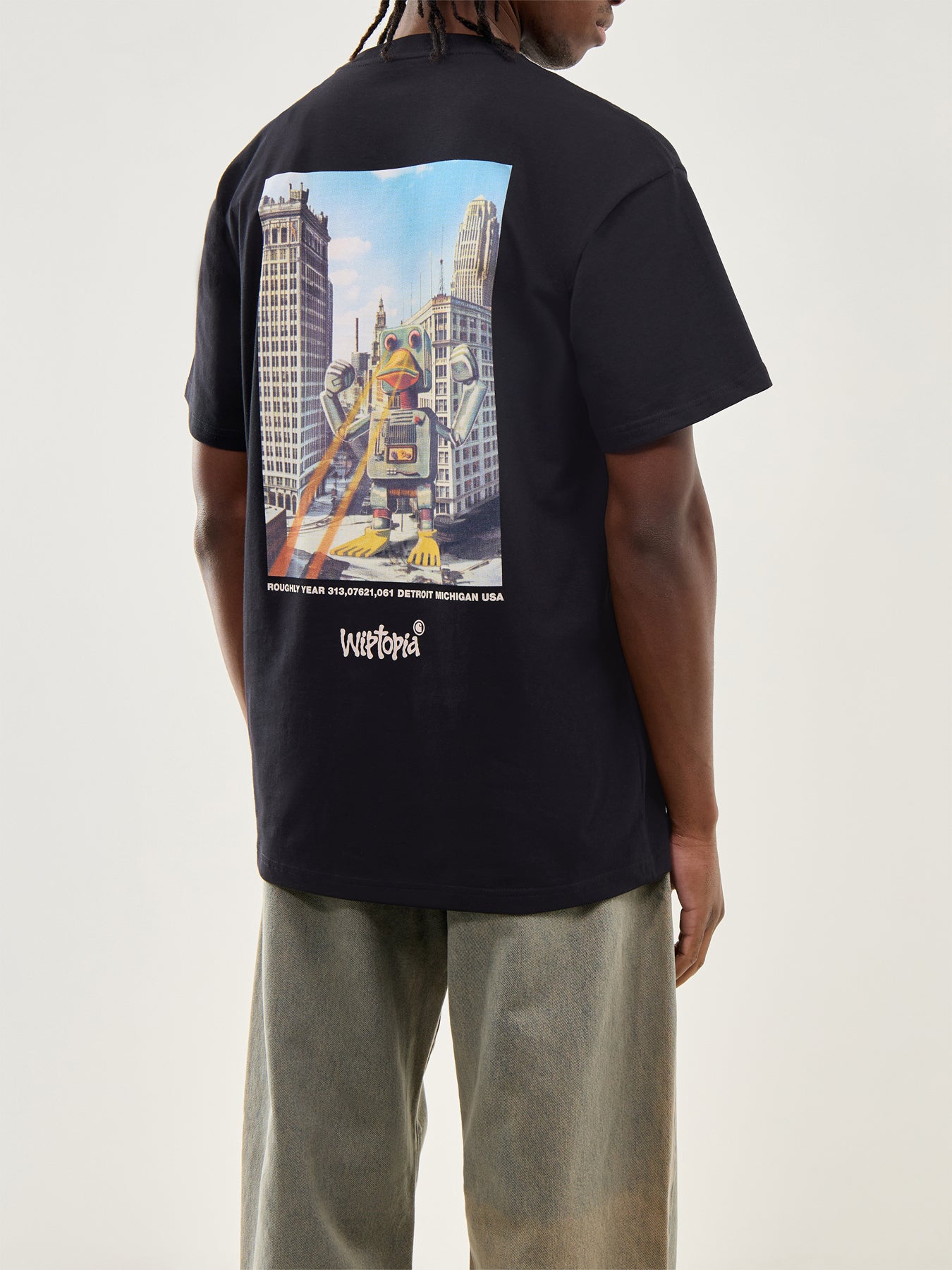 Short Sleeve Wiptopia T-Shirt Black