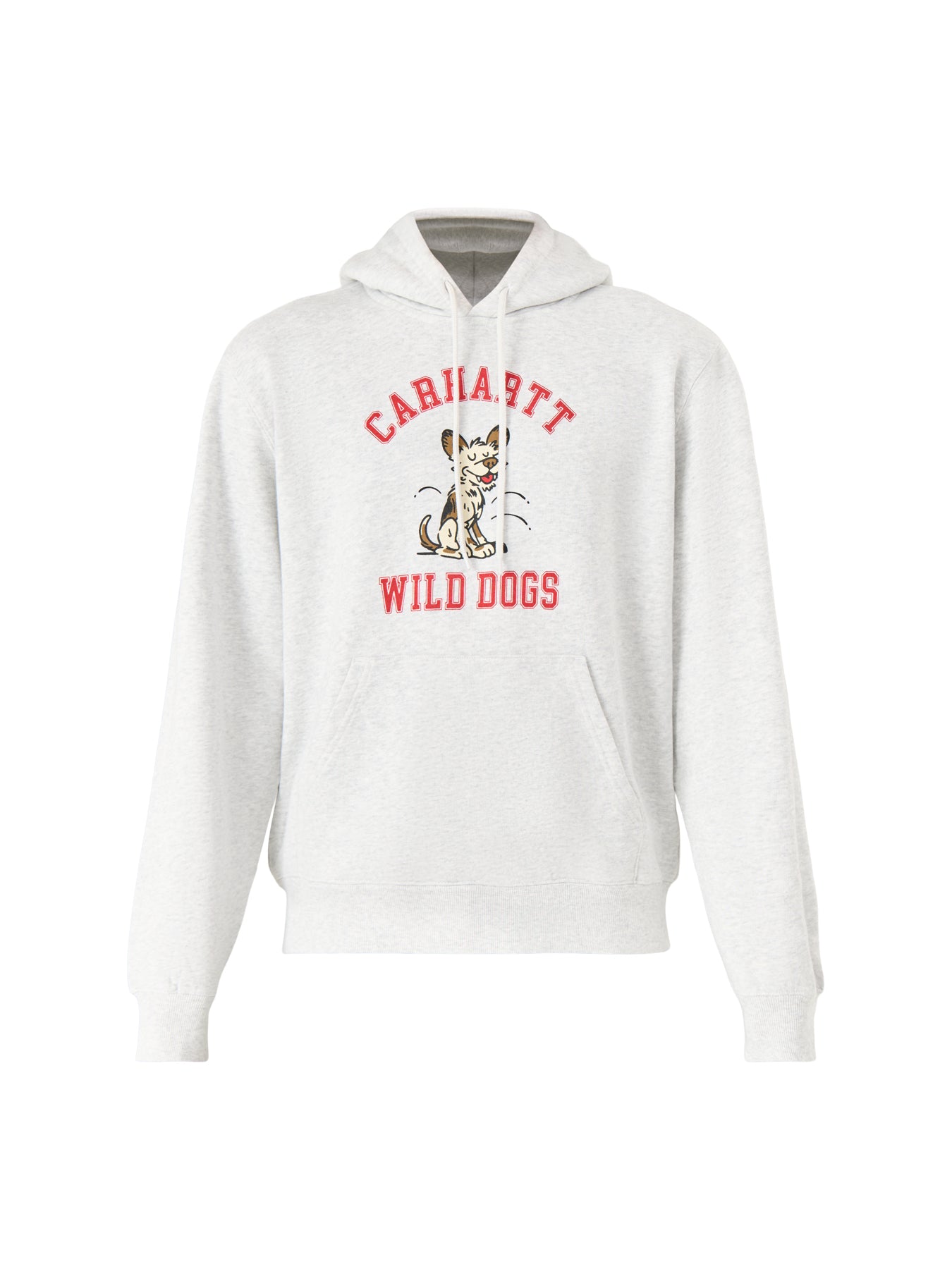 Wild Dog Hooded Sweat Grey