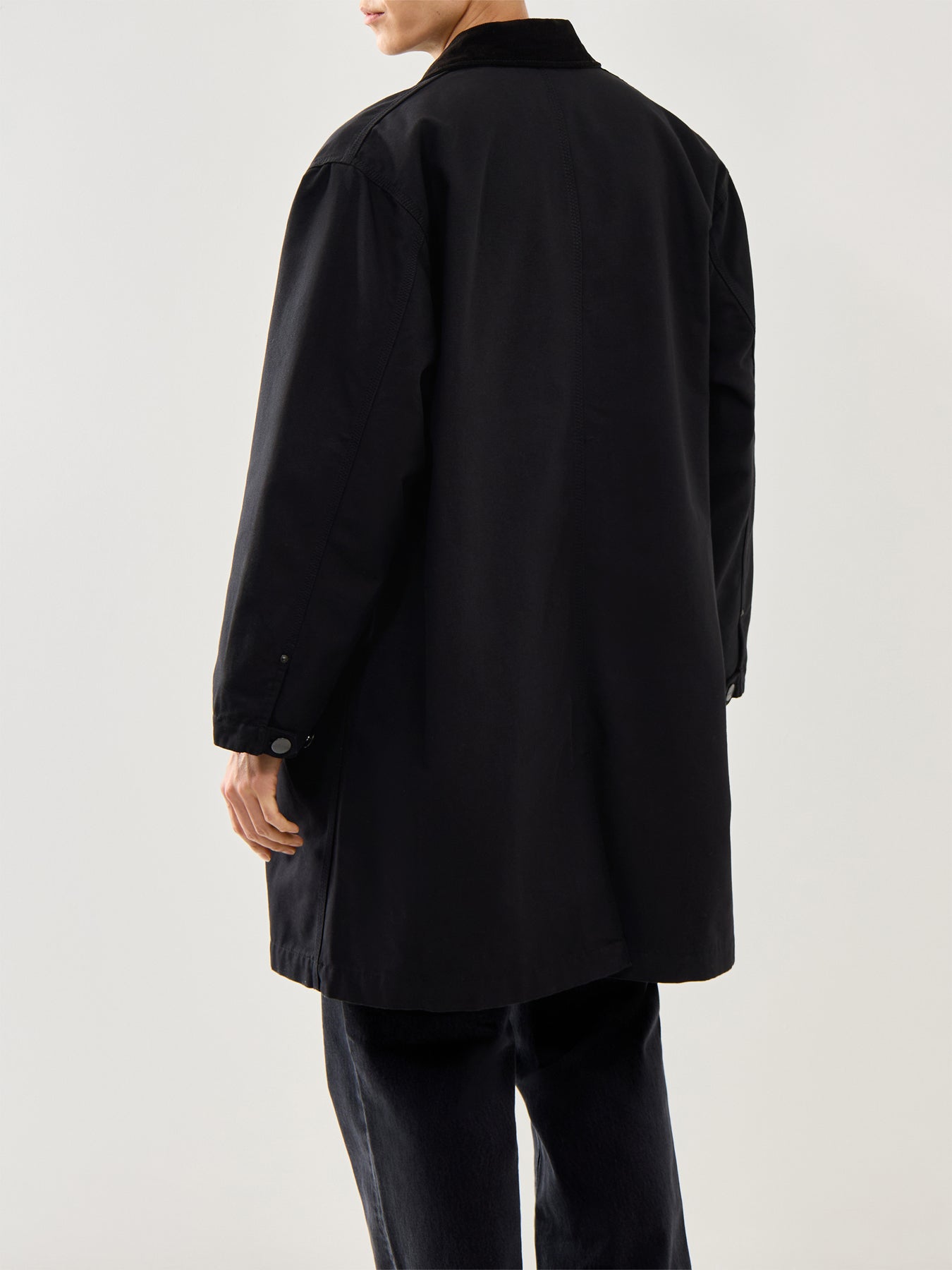 Webster Cotton Coat Black