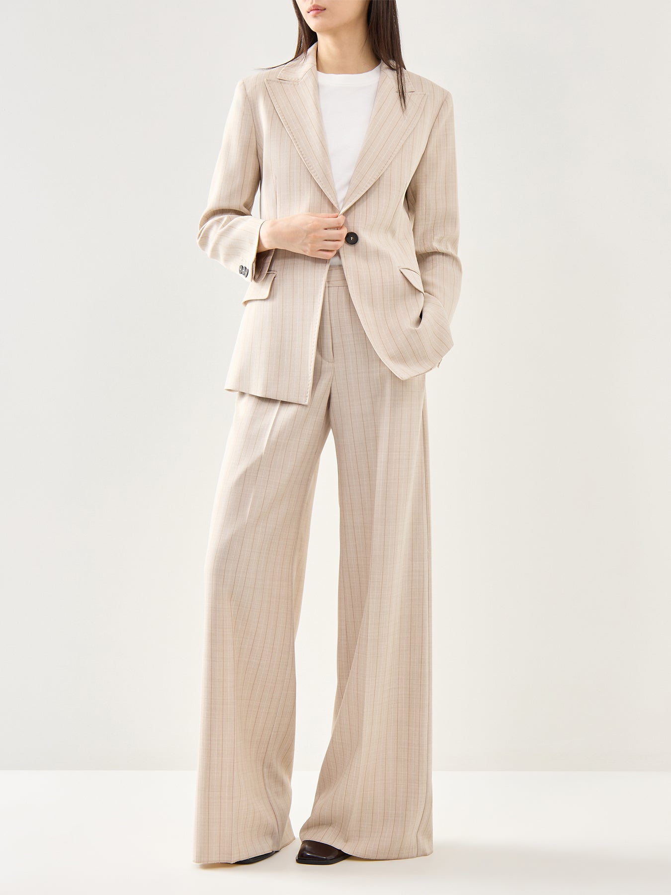 Marella Facile Pinstriped Blazer