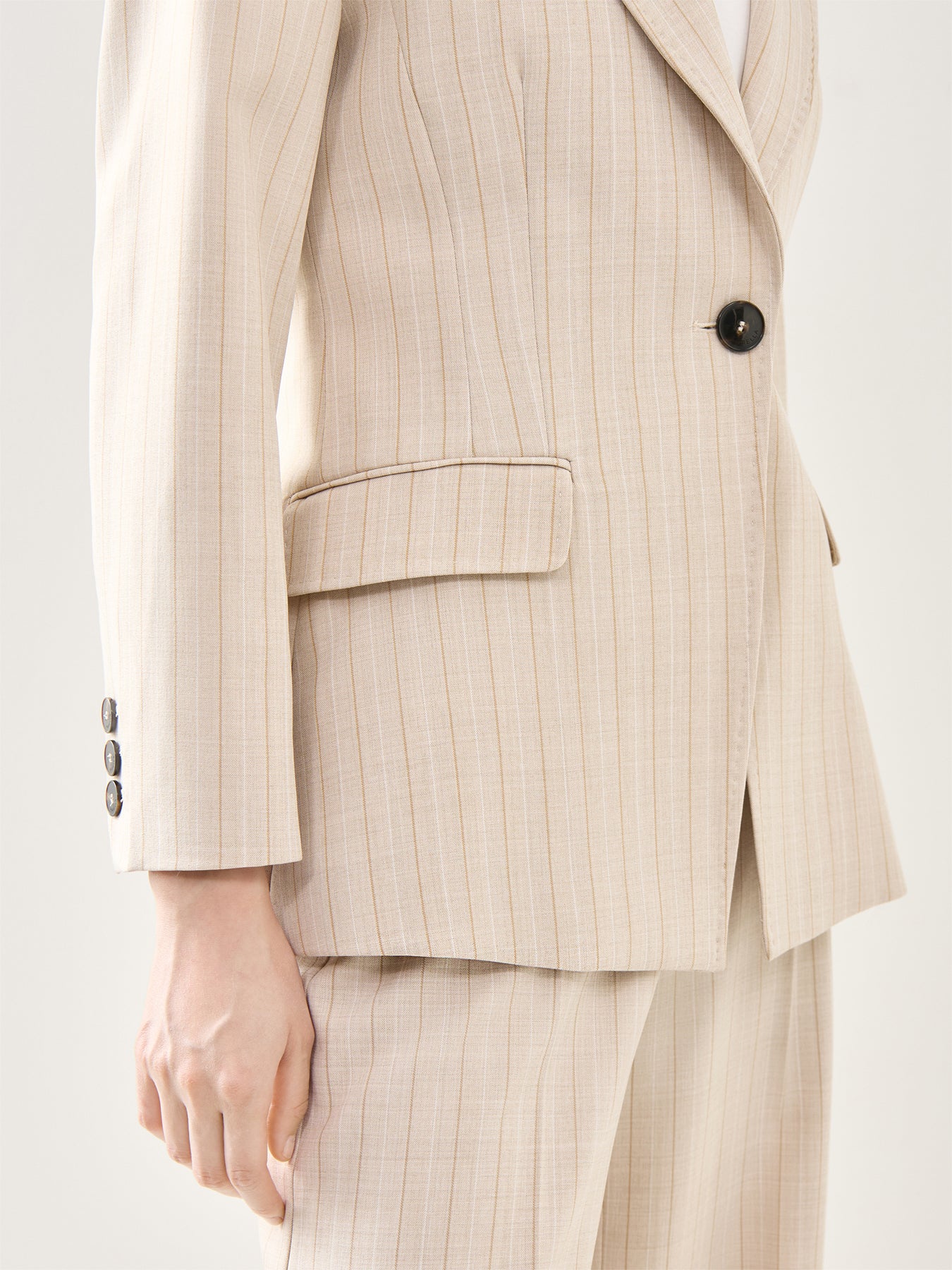 Marella Facile Pinstriped Blazer