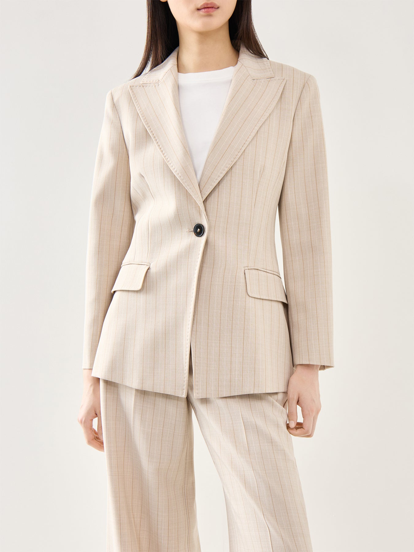 Marella Facile Pinstriped Blazer