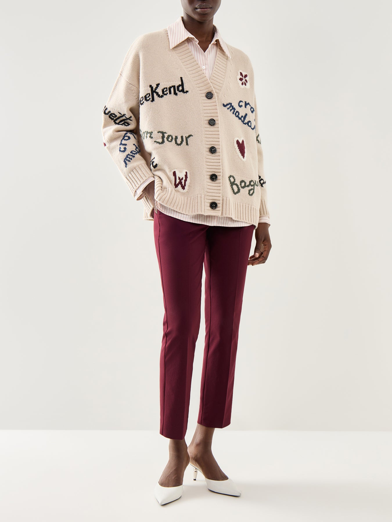 Marella Leccio Slim Leg Cropped Trouser