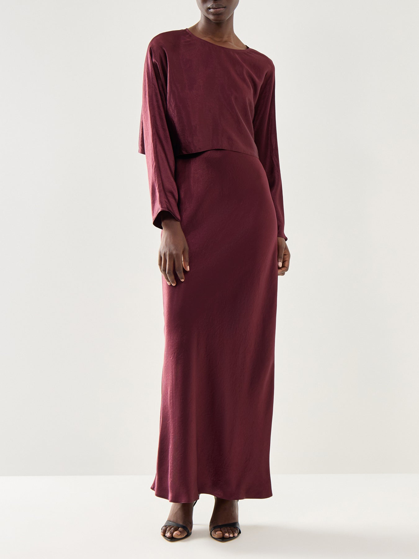 Marella Tamia Shiny Strappy Gown With Matching Bolero