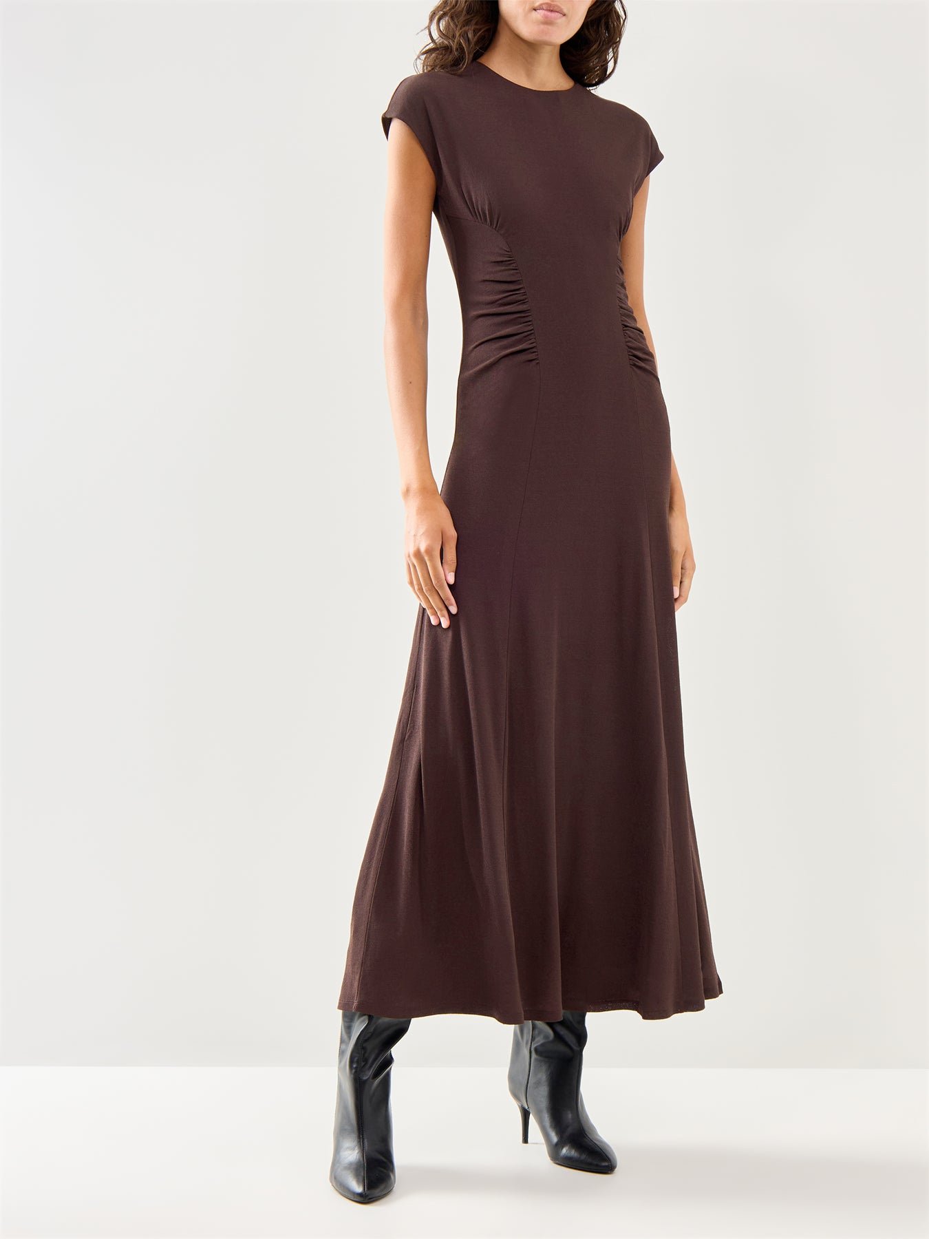 Marella Sport Serra Jersey Maxi Dress With Ruched Details