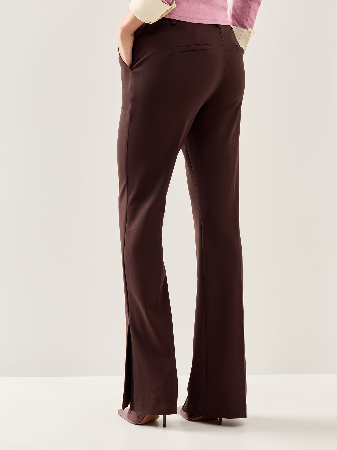 Artur Straight Leg Smart Casual Brown Trouser