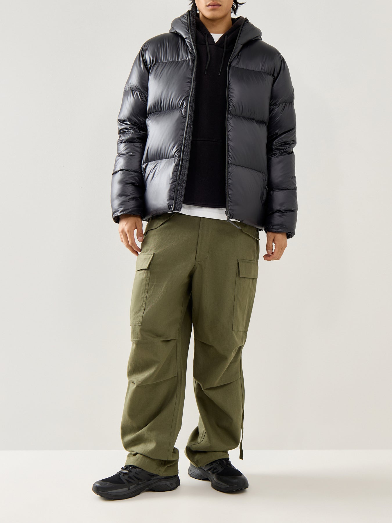 Resolve GloShort Sleeves Puffer Jacket Black