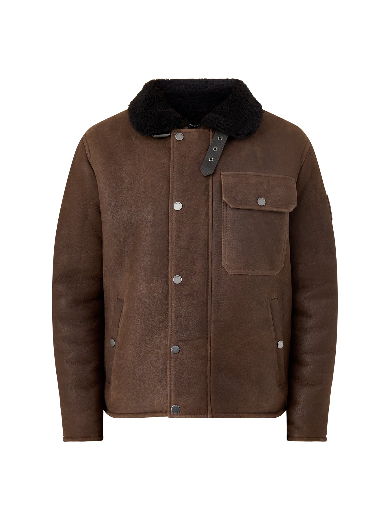 Beacon Sheerling Leather Jacket