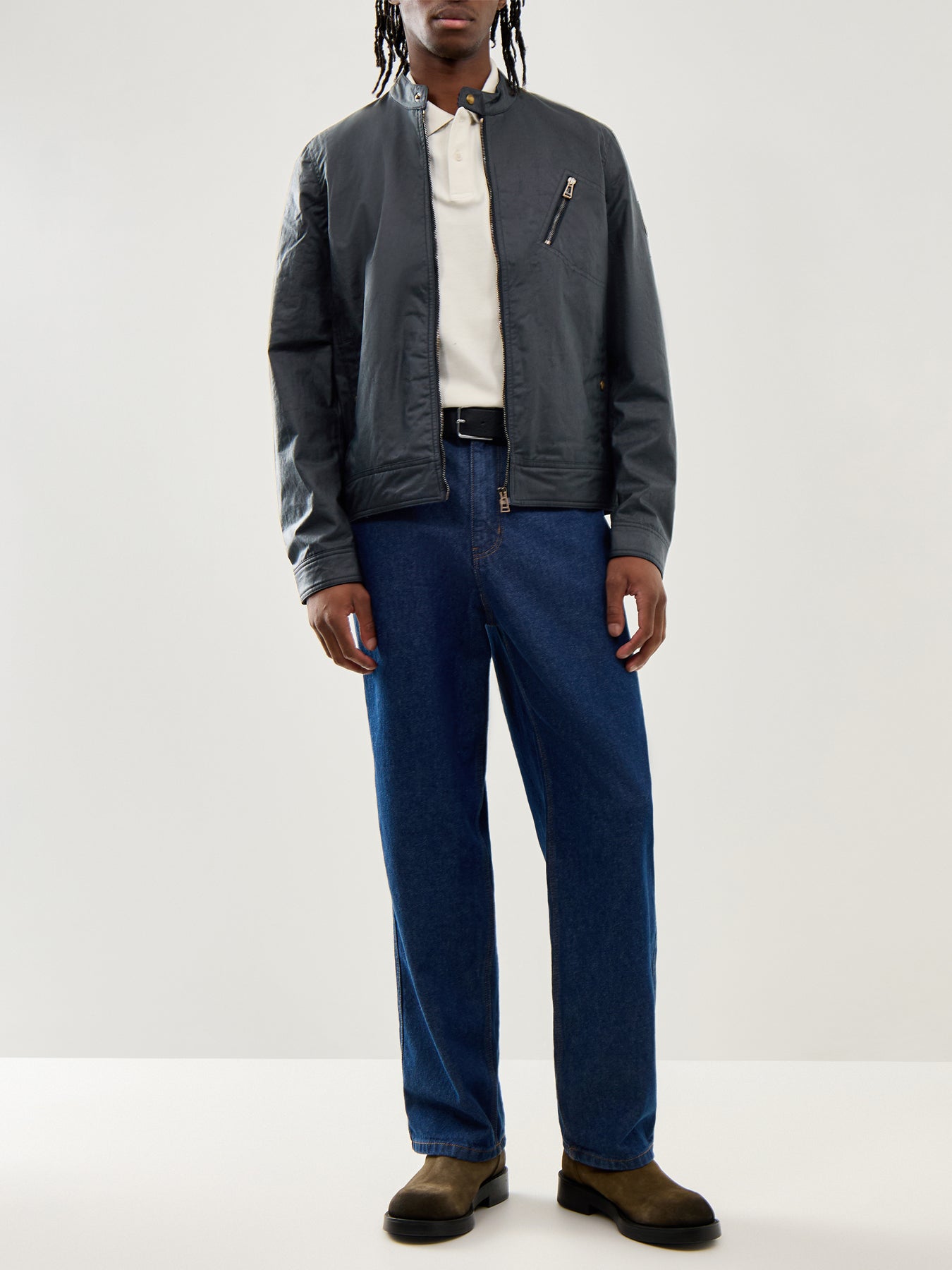 Sideline Wax Jacket Dark Navy