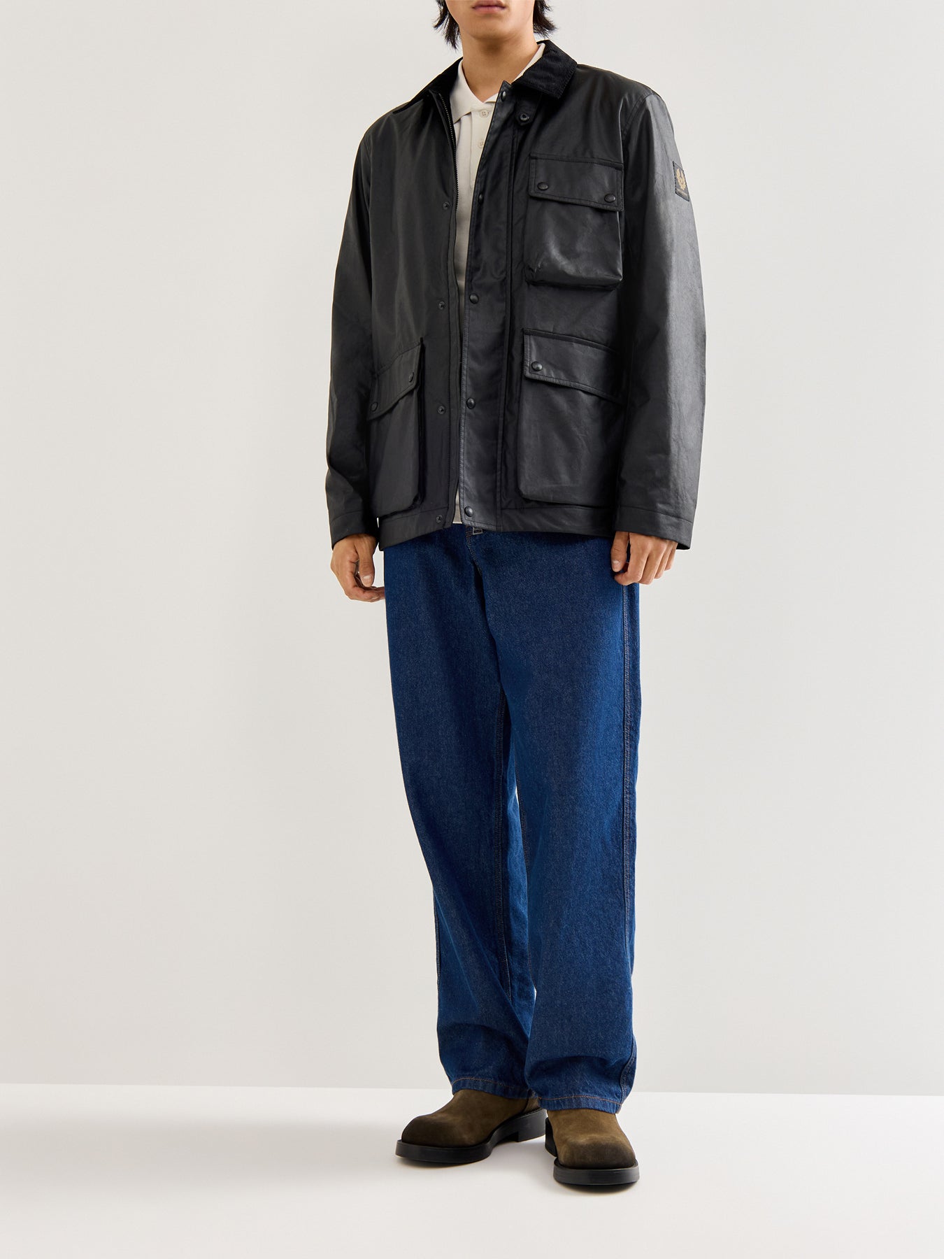 Incline Wax Jacket Black