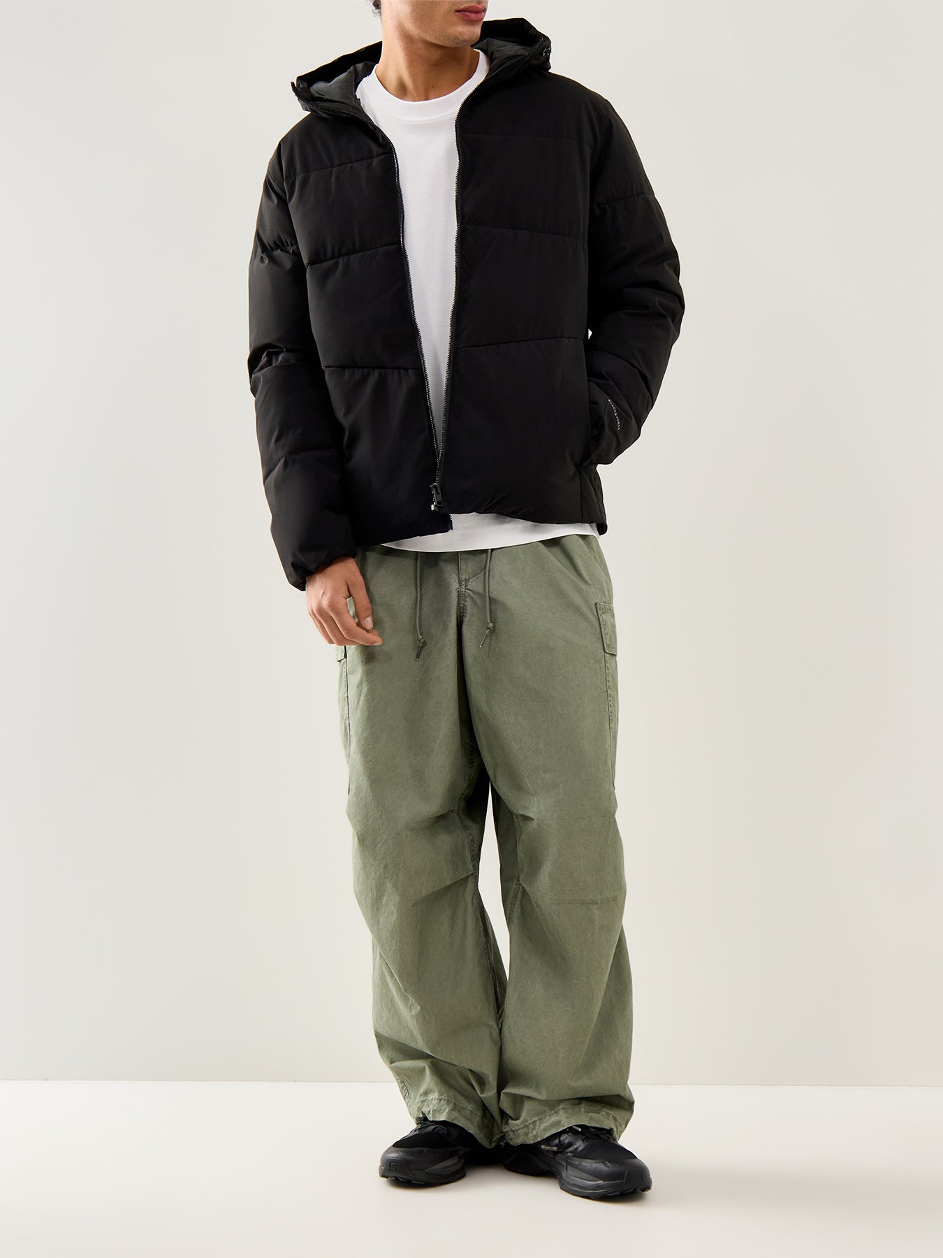 Global Puffer Jacket Black