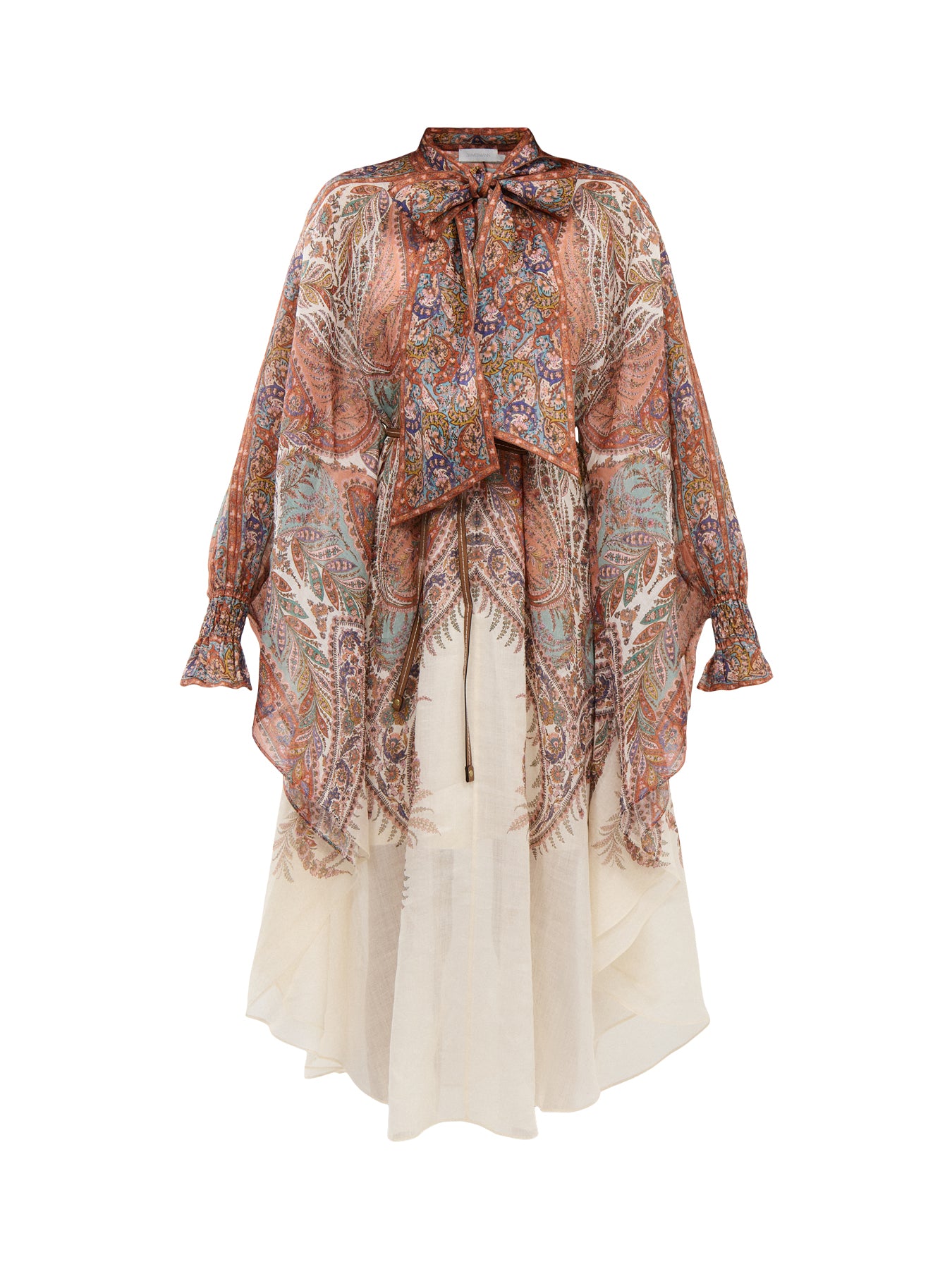 Rhiannon Tie Neck Midi Dress