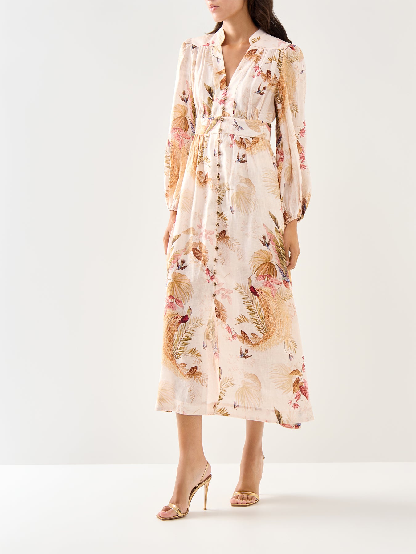 Ascension Plunge Midi Dress
