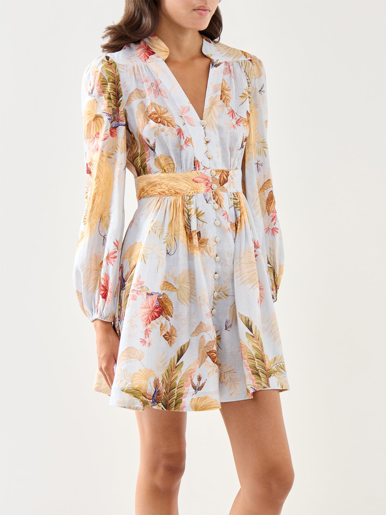 Ascension Plunge Mini Dress