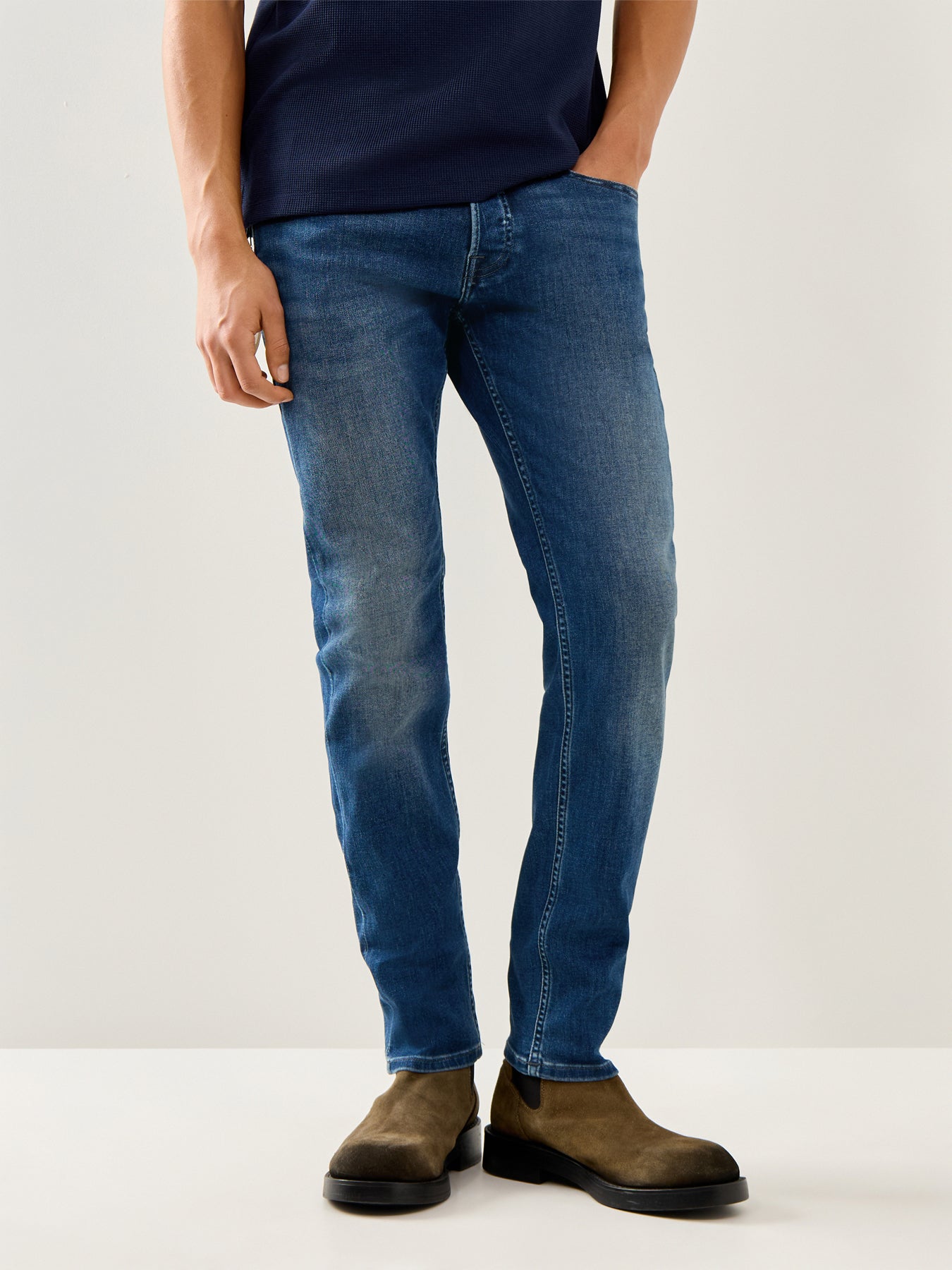 Glenn Original Jeans Blue Denim