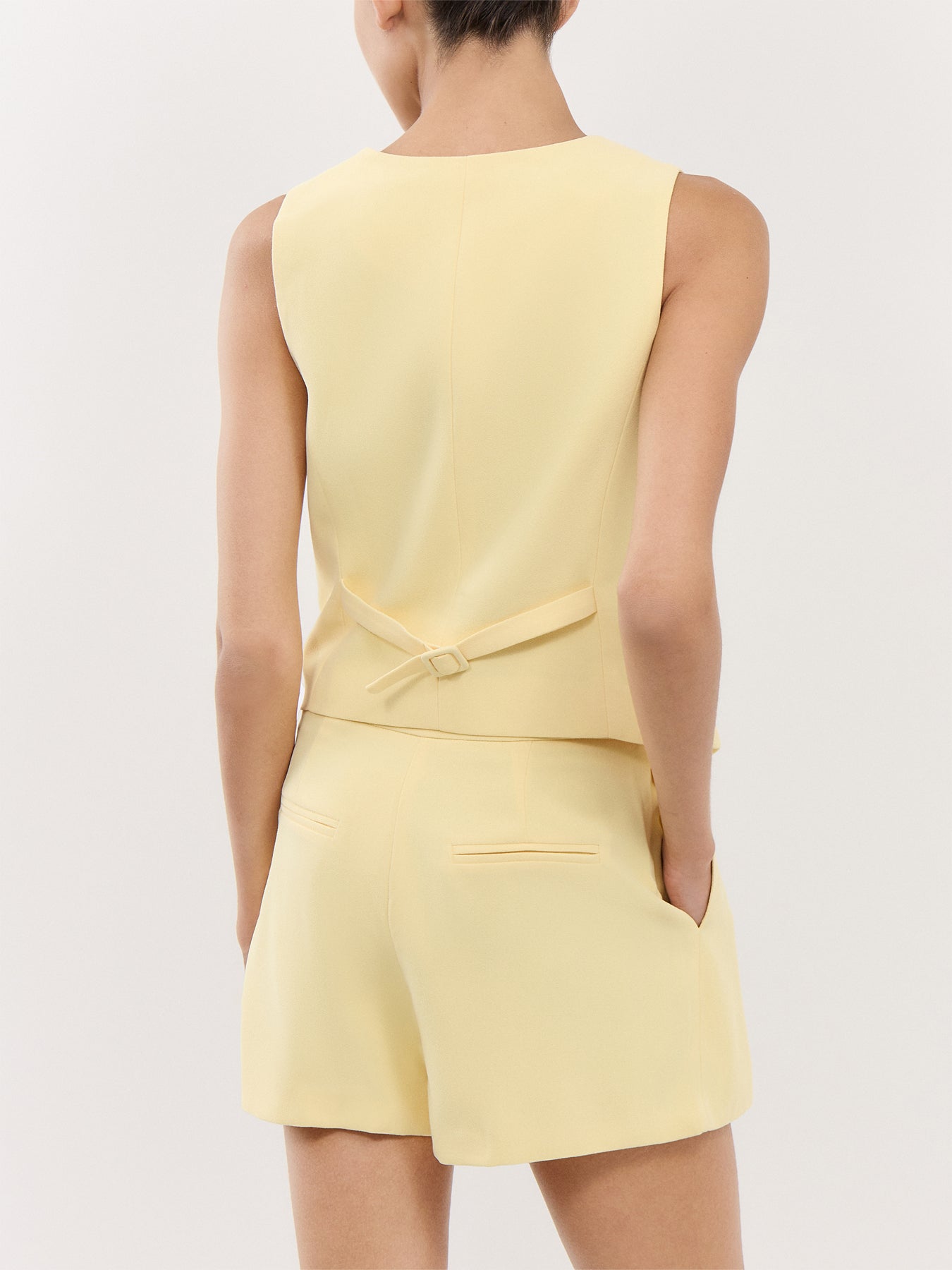 Butter Yellow Tailored Waistcoat