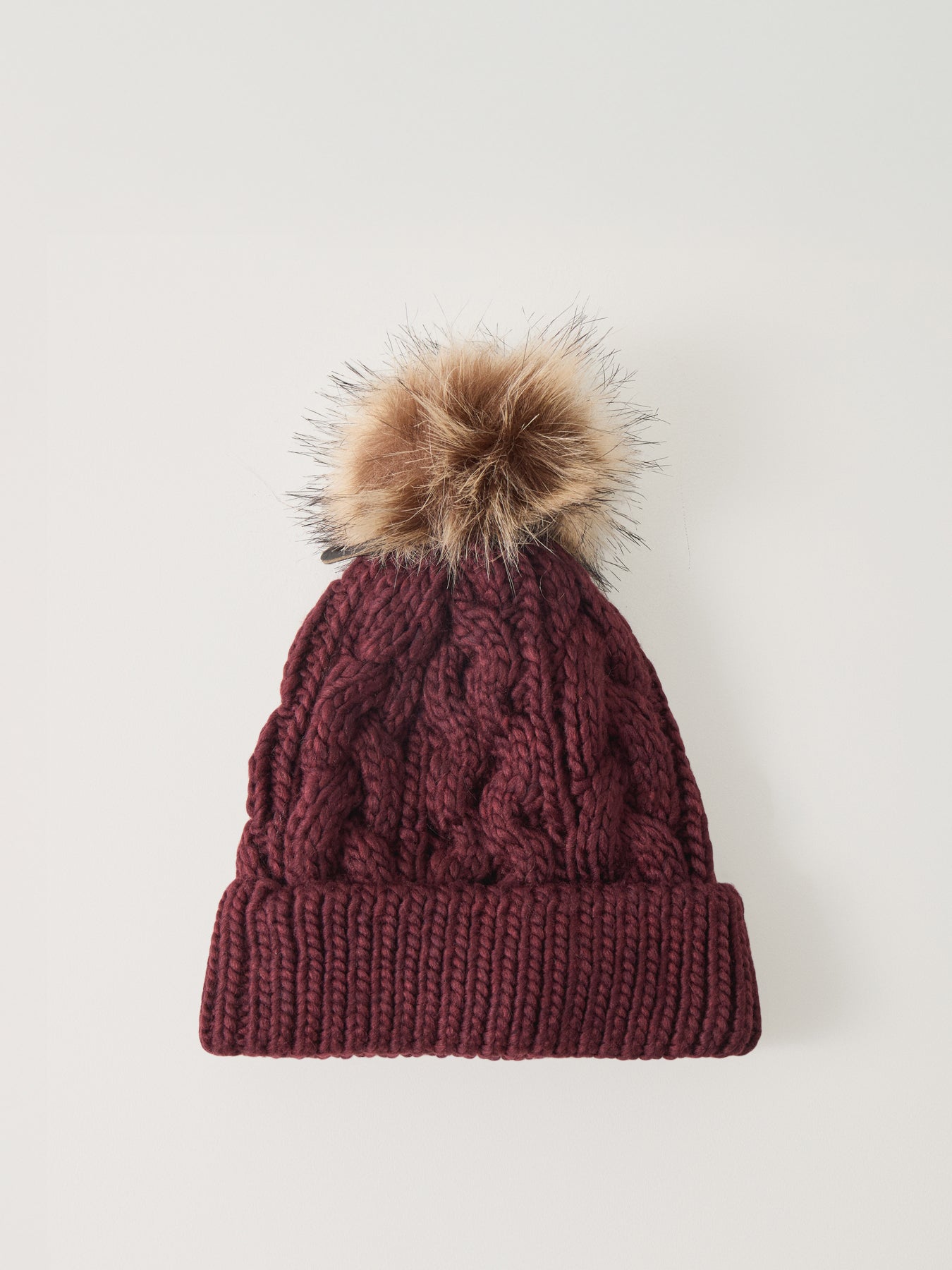 Penshaw Beanie Hat Bordeaux