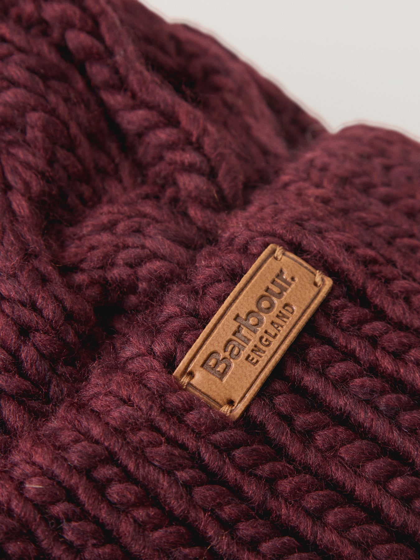Penshaw Beanie Hat Bordeaux