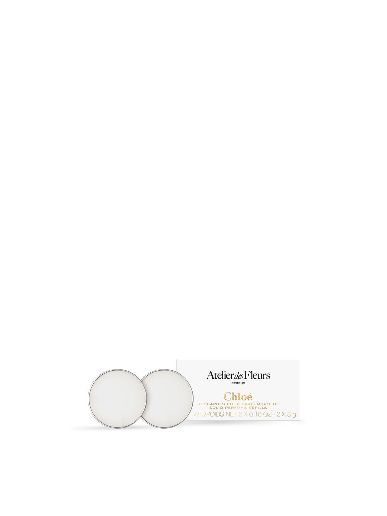 Cedrus Solid Perfume Refills 2 x 3g for Elegant Woody Scent