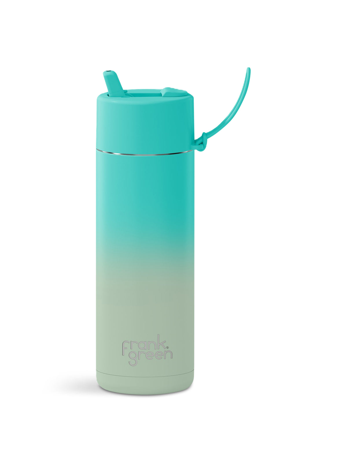 595ml reusable ceramic reusable water bottle 2 tone