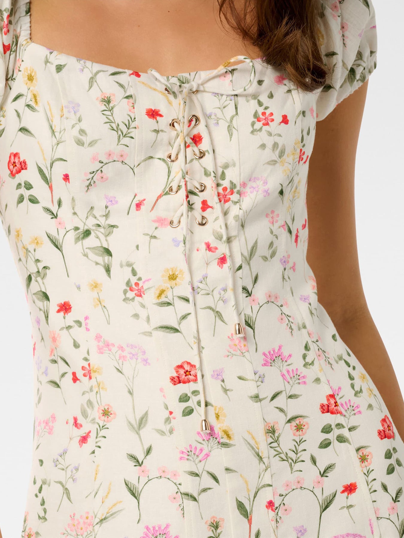 Sallie Tie Front Midi Dress