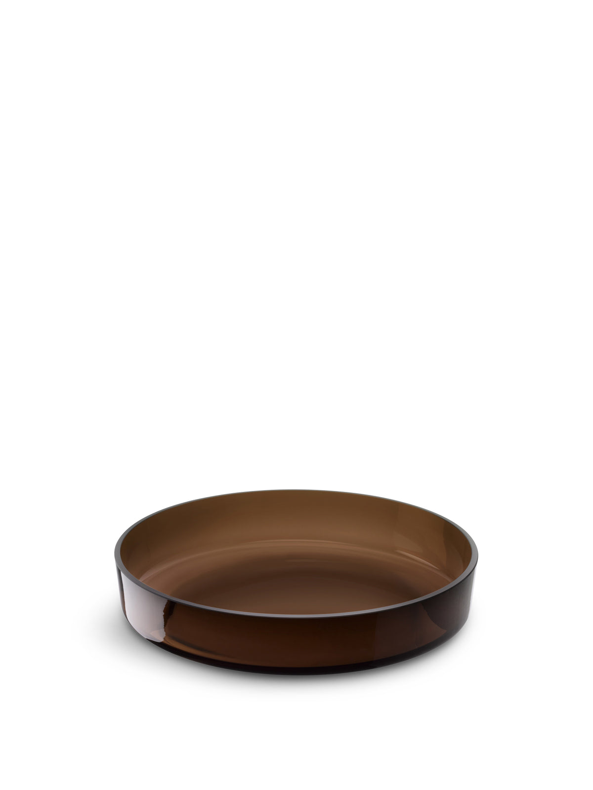 Brown Collective Glass Serving Bowl 35cm