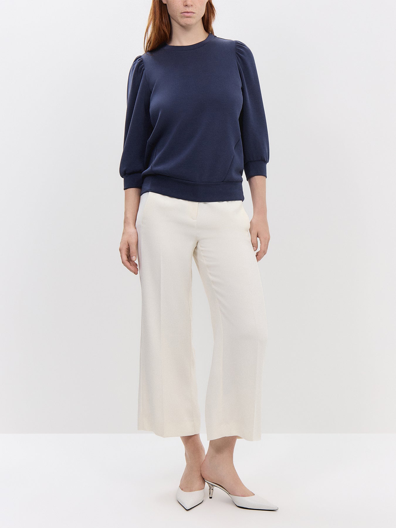 Slftenny 3/4 Sweat Top