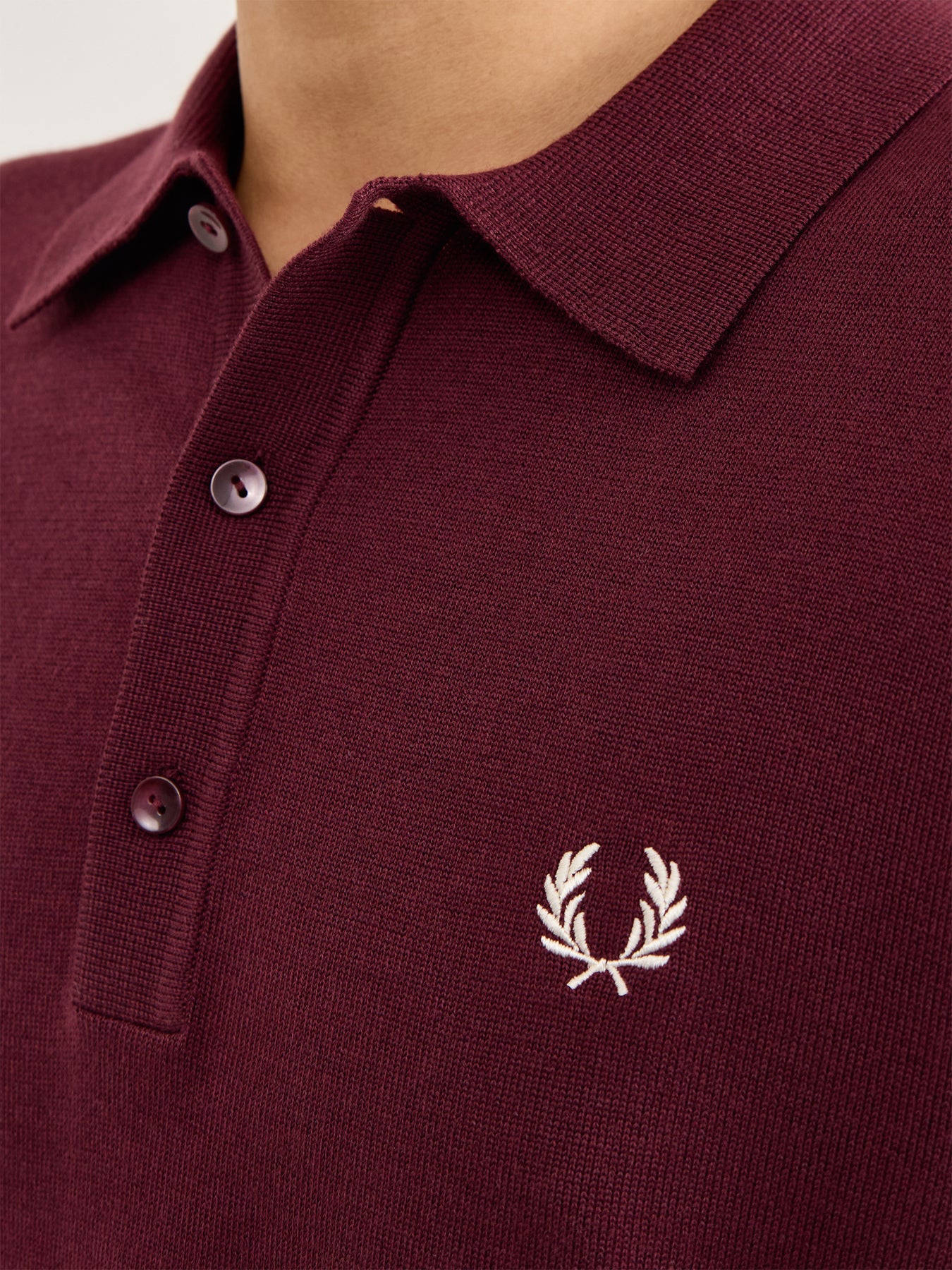 Classic Knitted Long Sleeves Polo