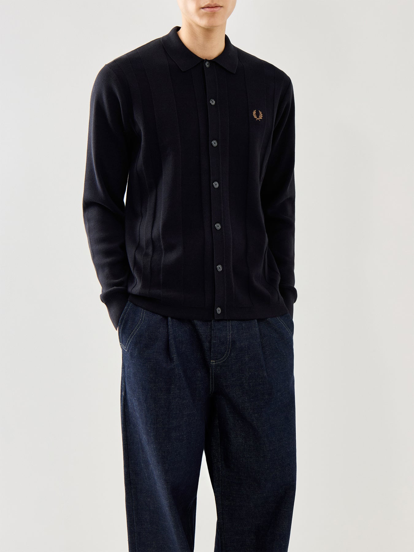 Button Through Knitted Shirt