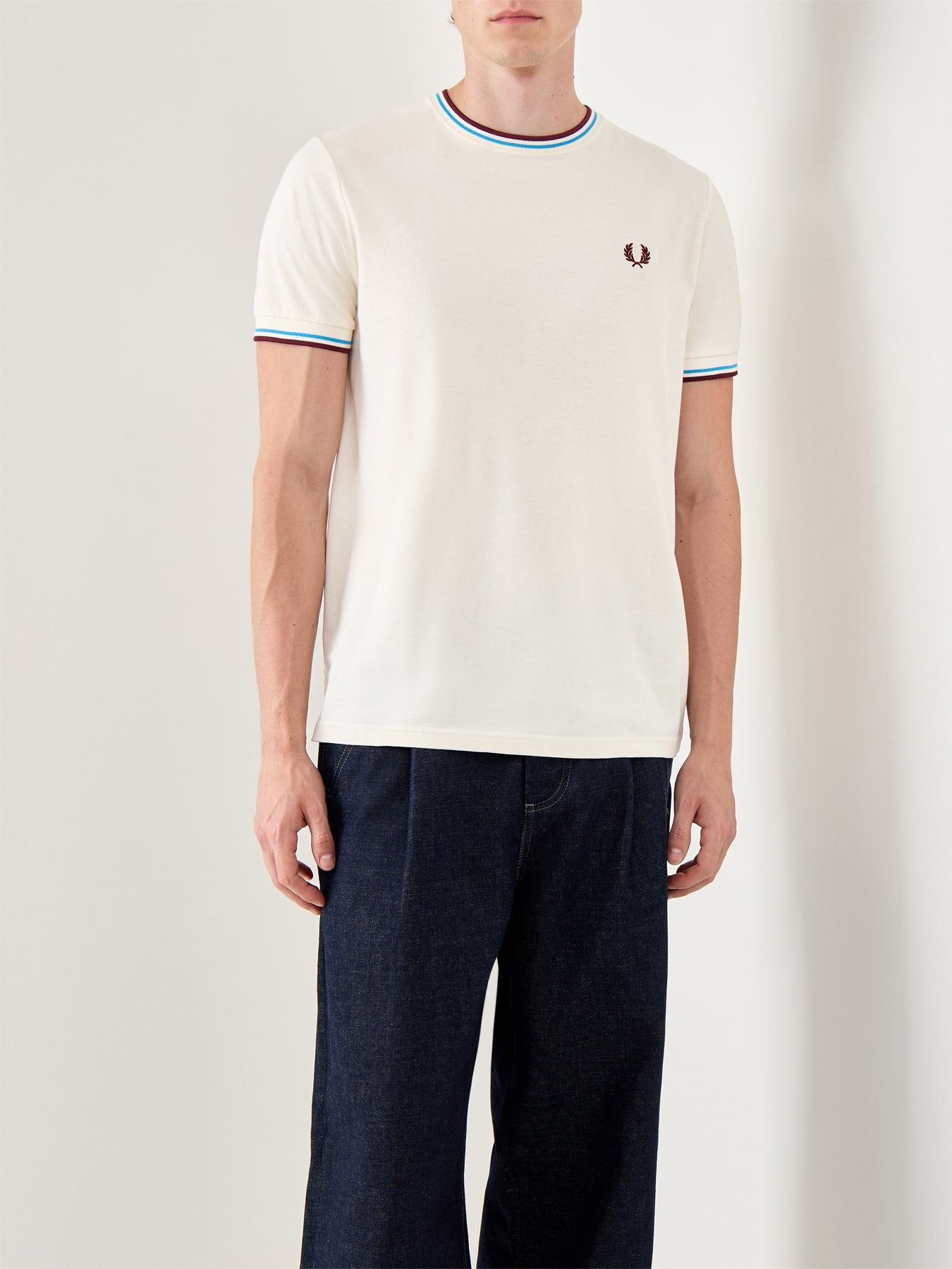 Twin Tipped Cotton T-Shirt White