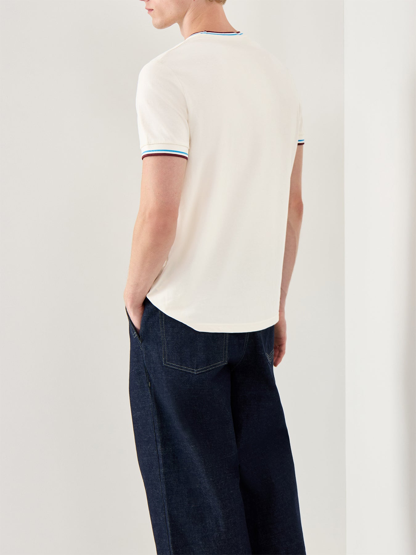 Twin Tipped Cotton T-Shirt White