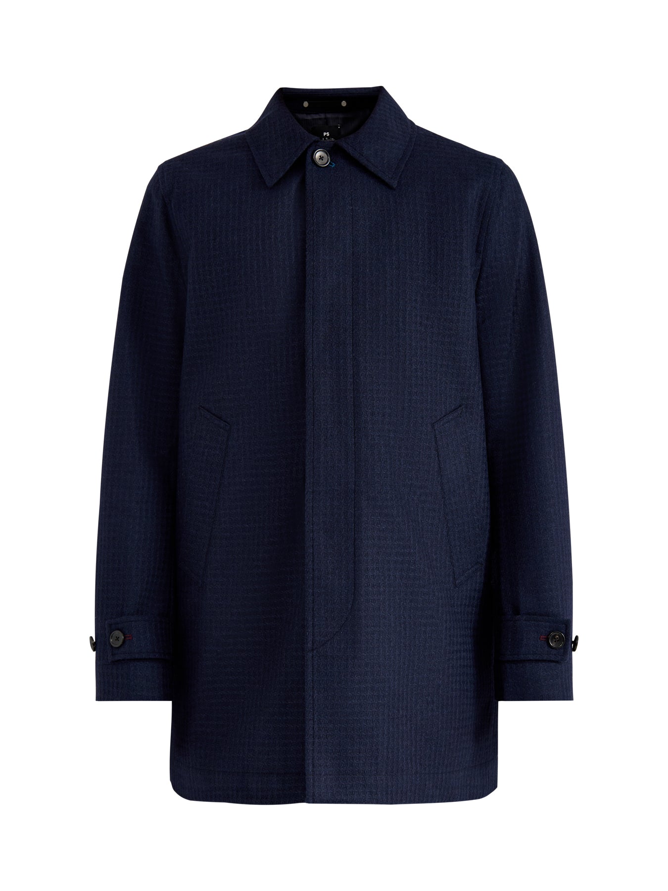 Woolen Coat Dark Navy