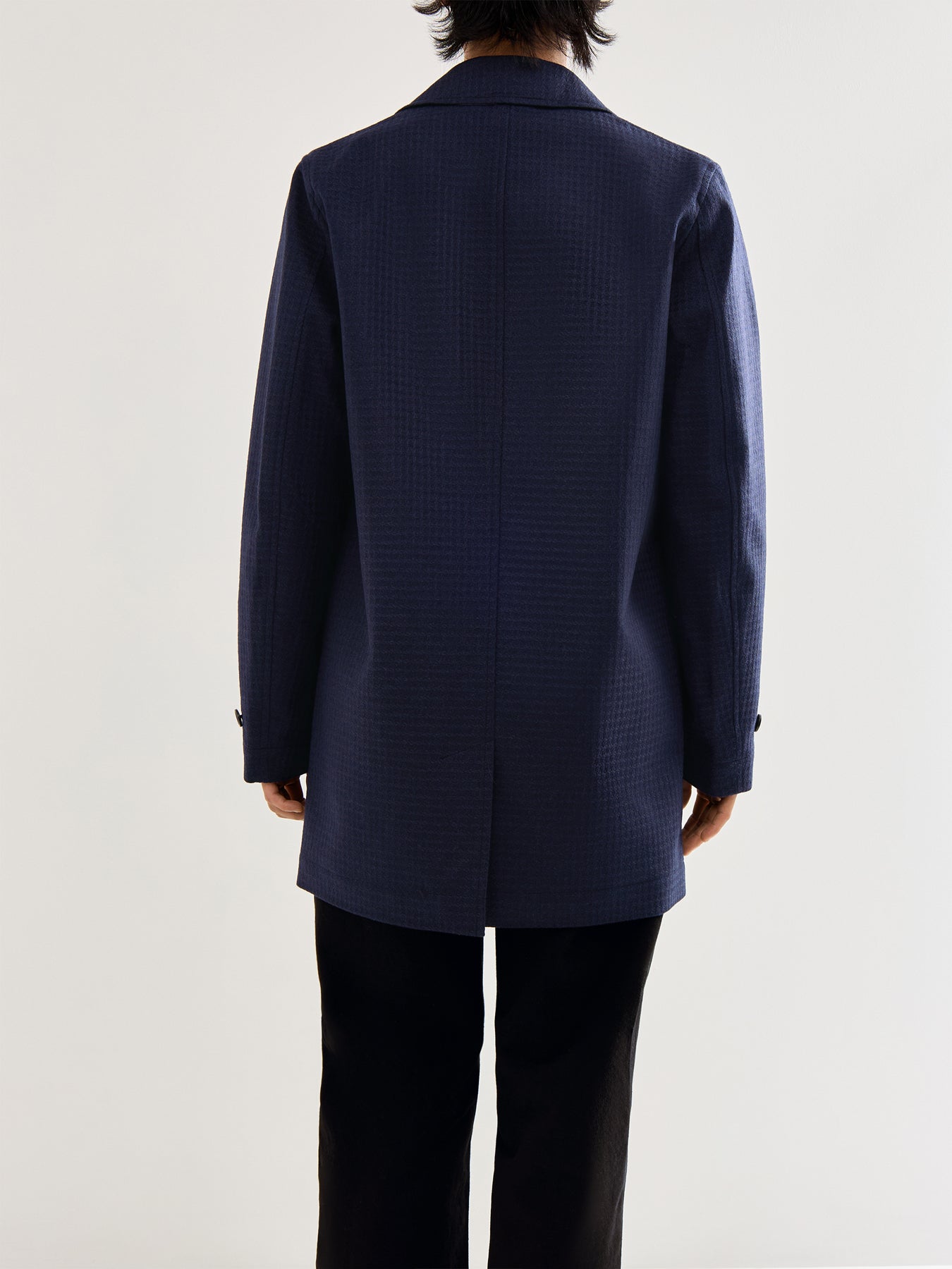 Woolen Coat Dark Navy