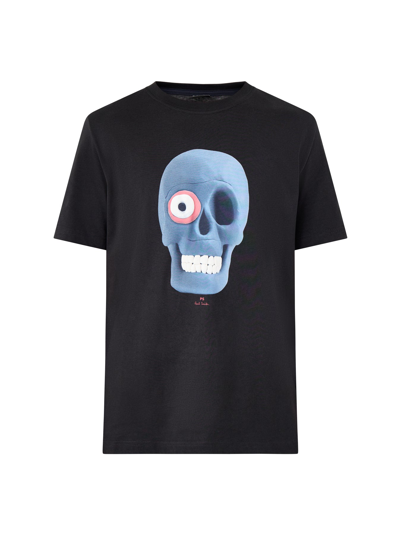 One Eye Skull Short Sleeves Tee Black
