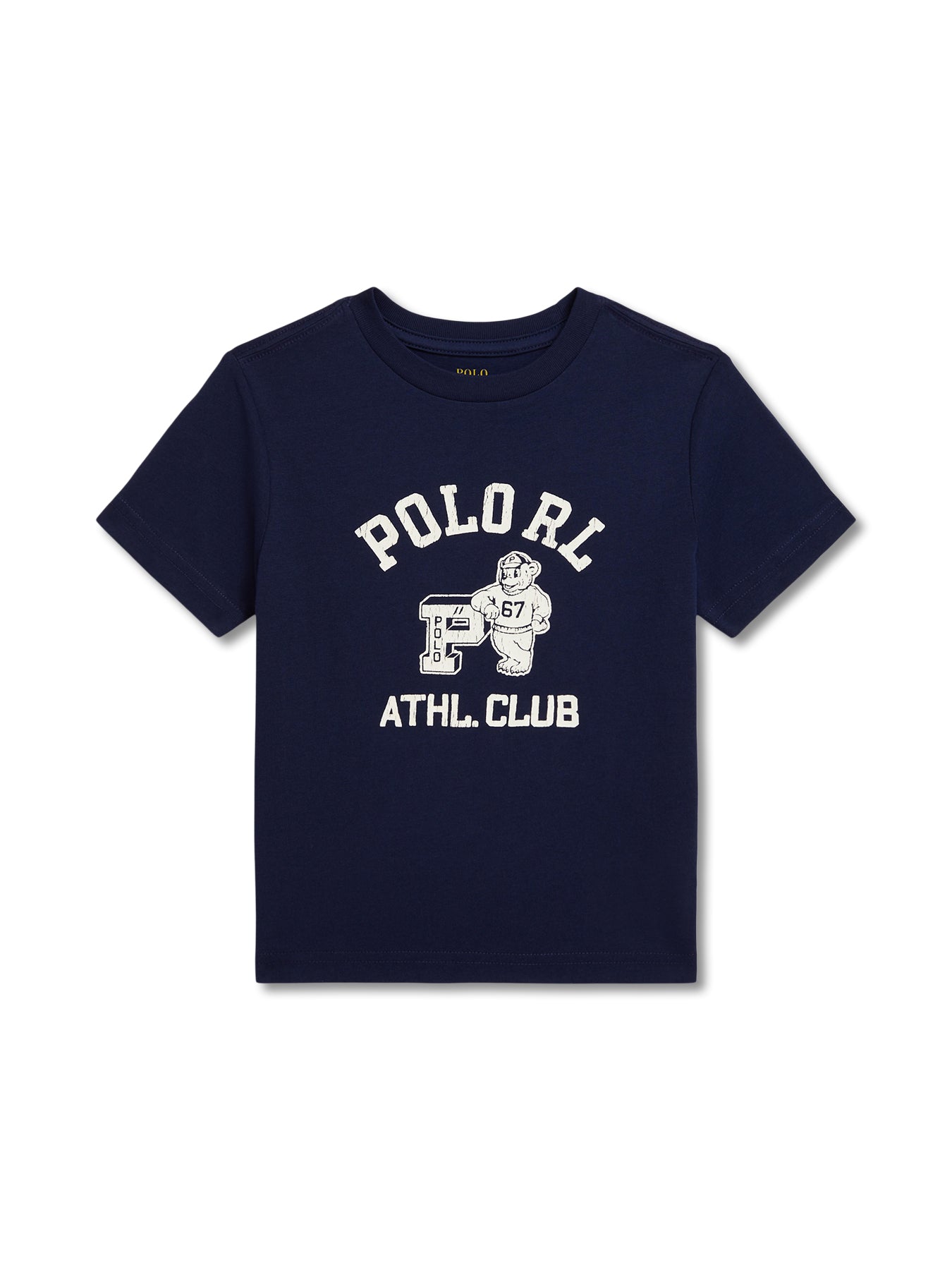Kids’ Bear Knit Cotton T-Shirt Multi