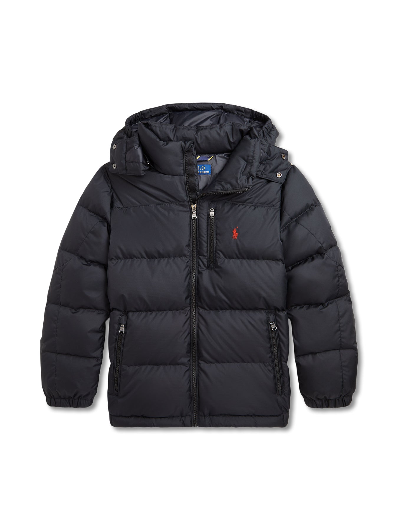 Boys Black Hooded Jacket