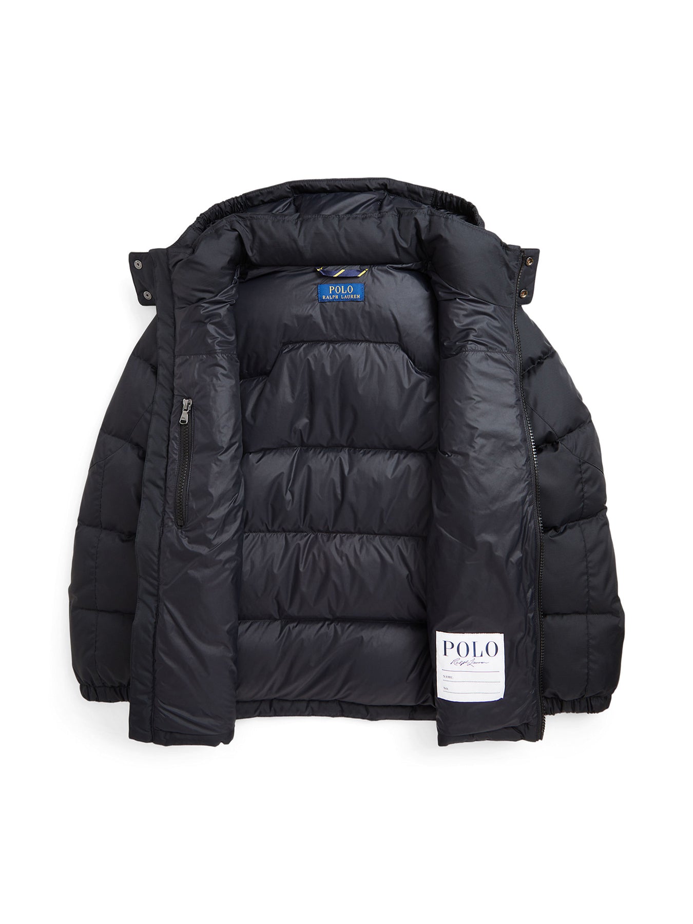 Boys Black Hooded Jacket