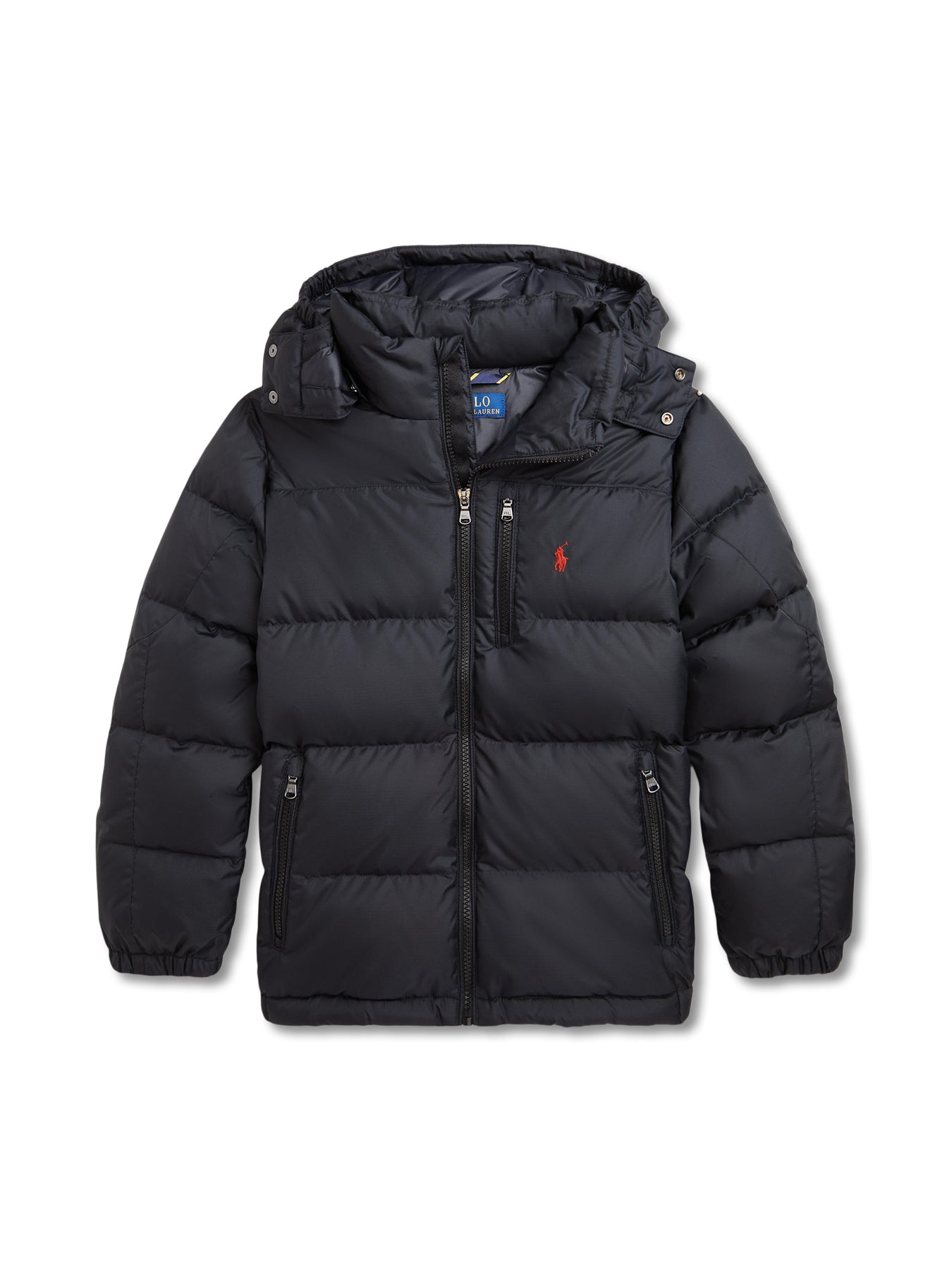 Boys Black Hooded Jacket