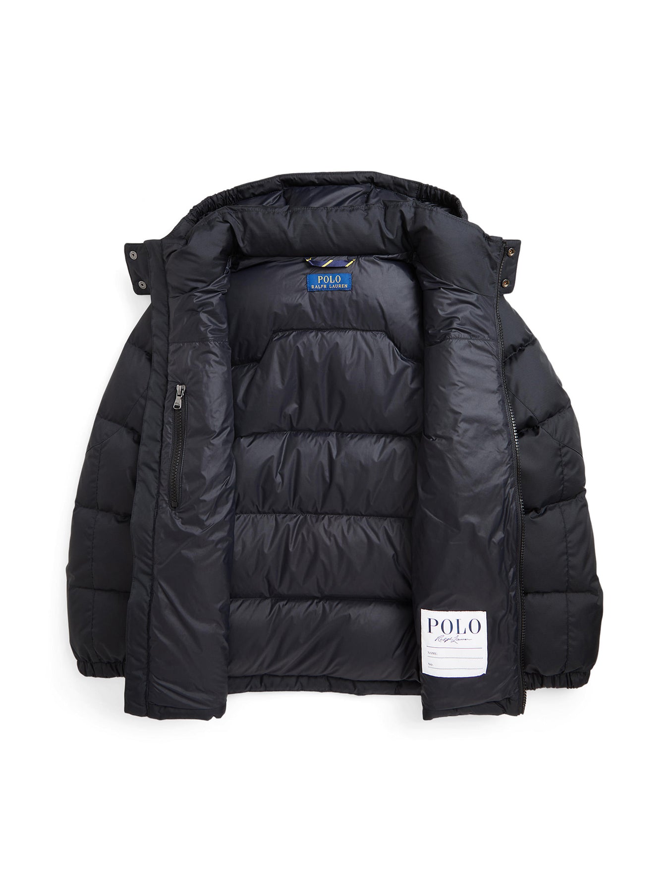 Boys Black Hooded Jacket