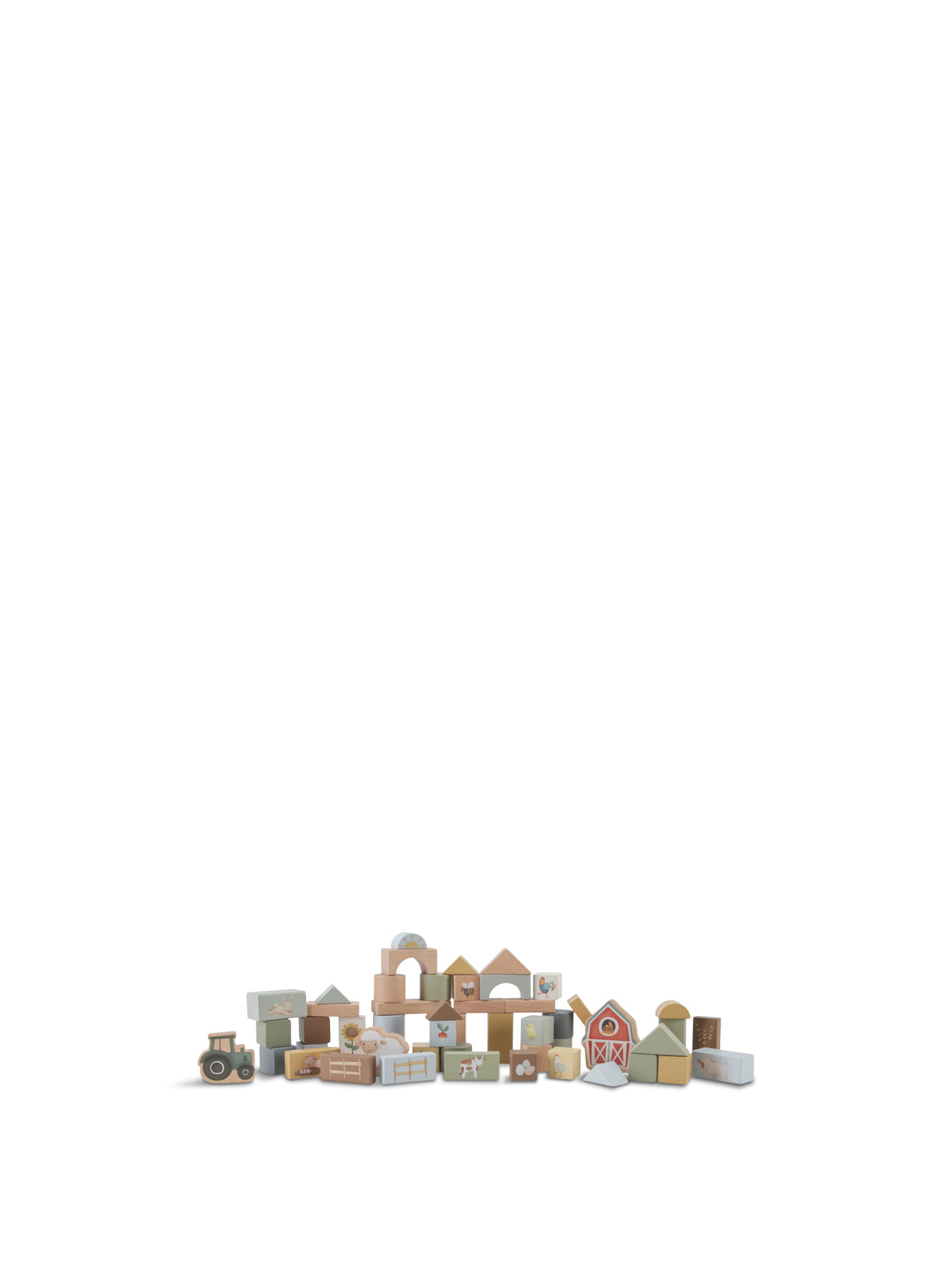 Forest Friends Wooden Building Block Toy