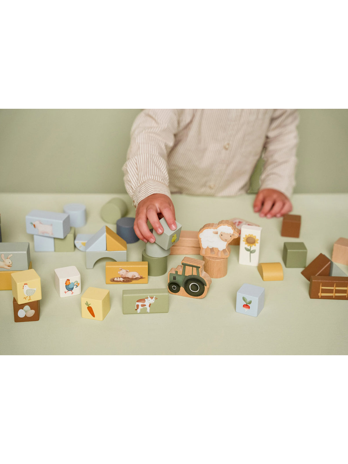 Forest Friends Wooden Building Block Toy