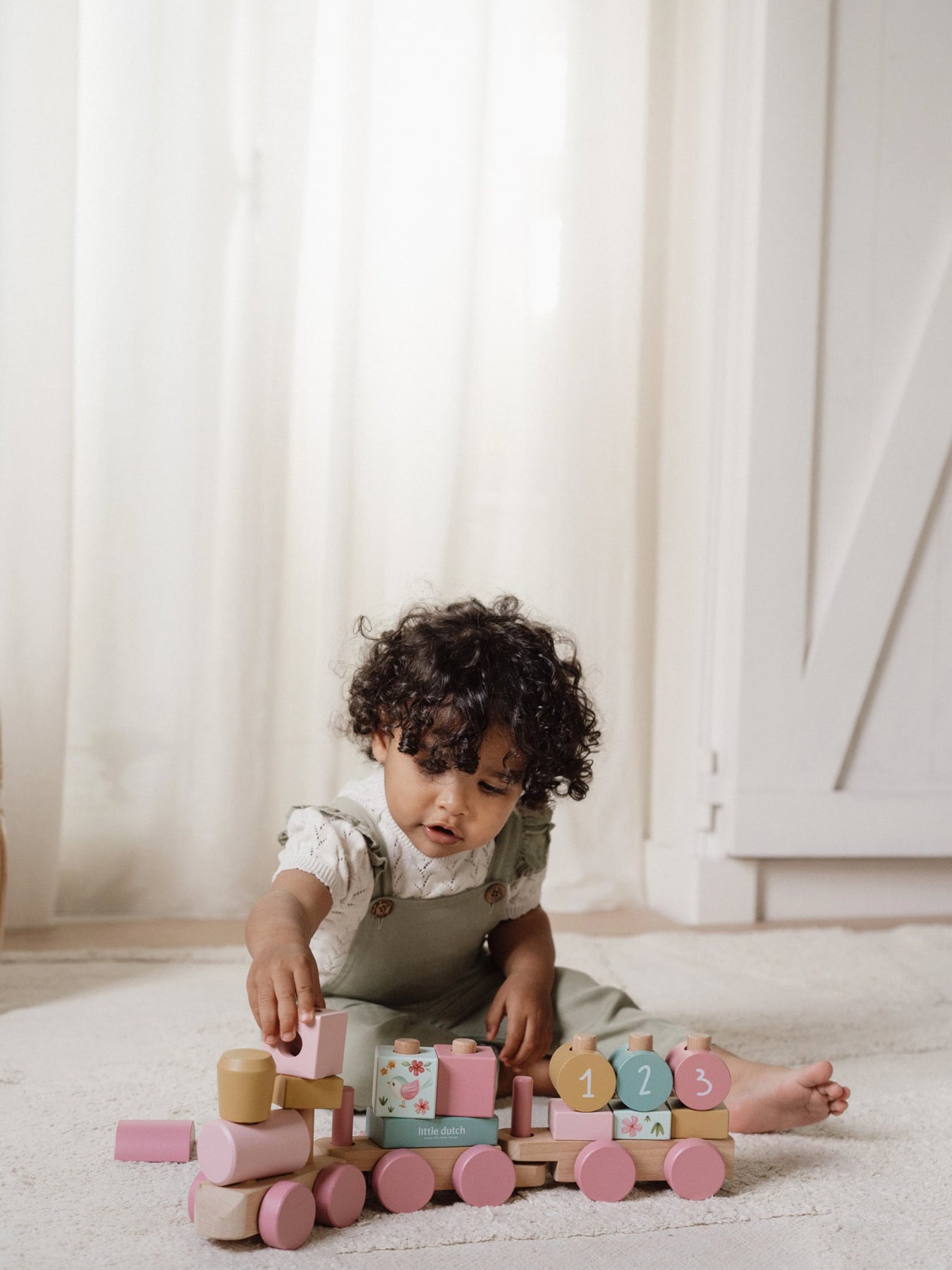 Wooden Stacking Train Toy
