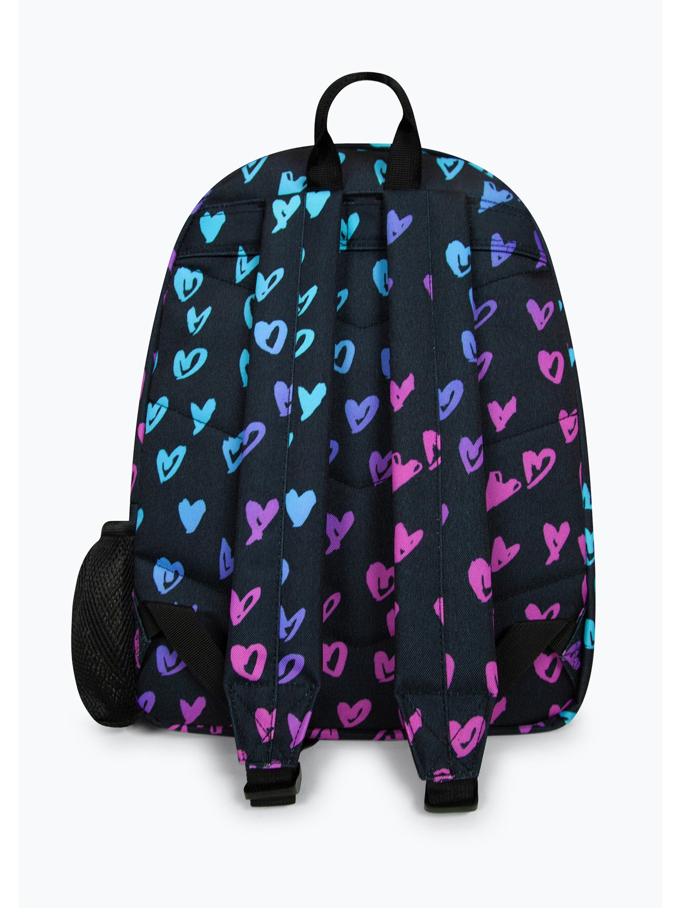Hype Kids Black Scribble Hearts Backpack