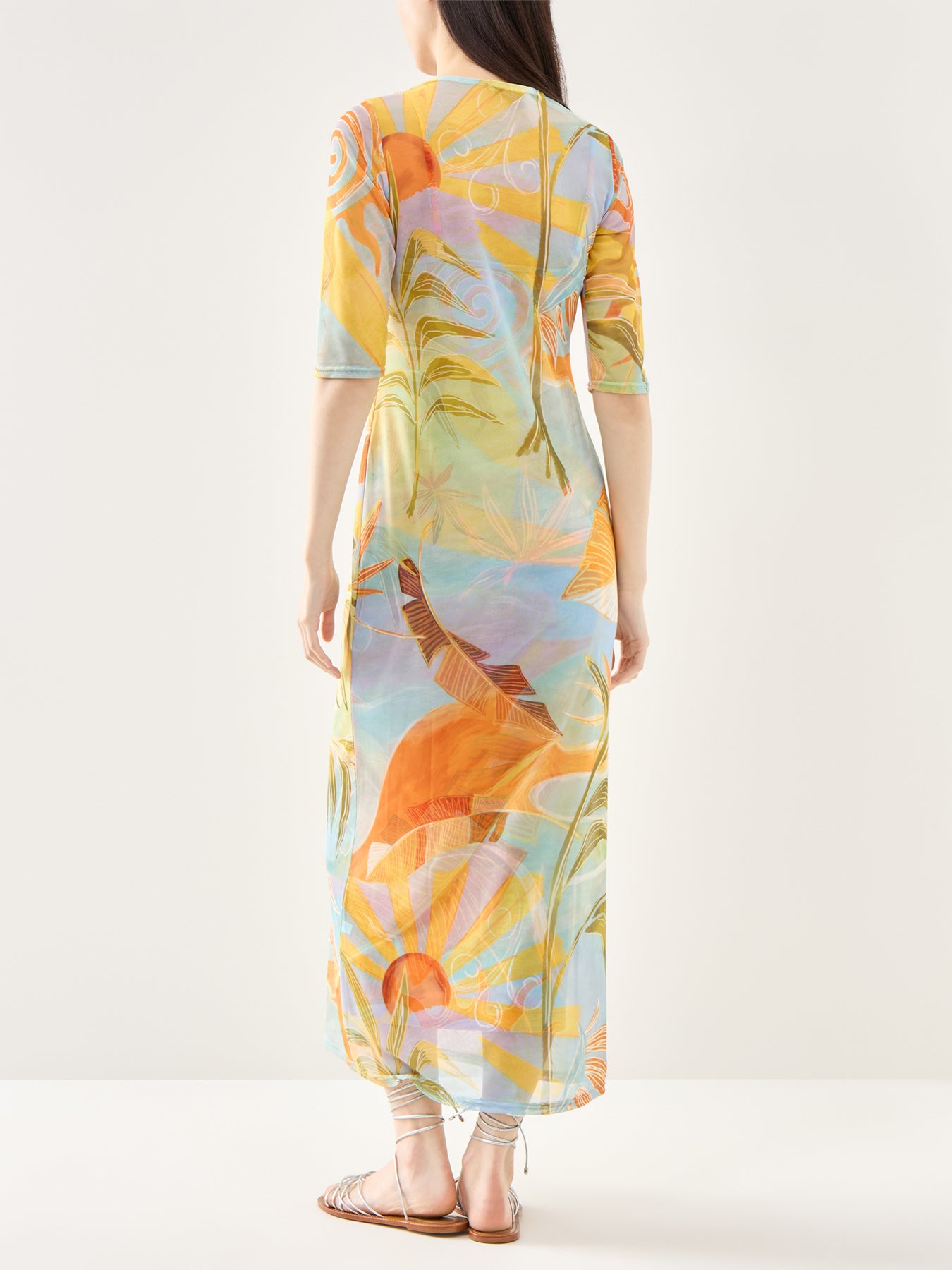 Sky Sydney Mesh Midi Dress