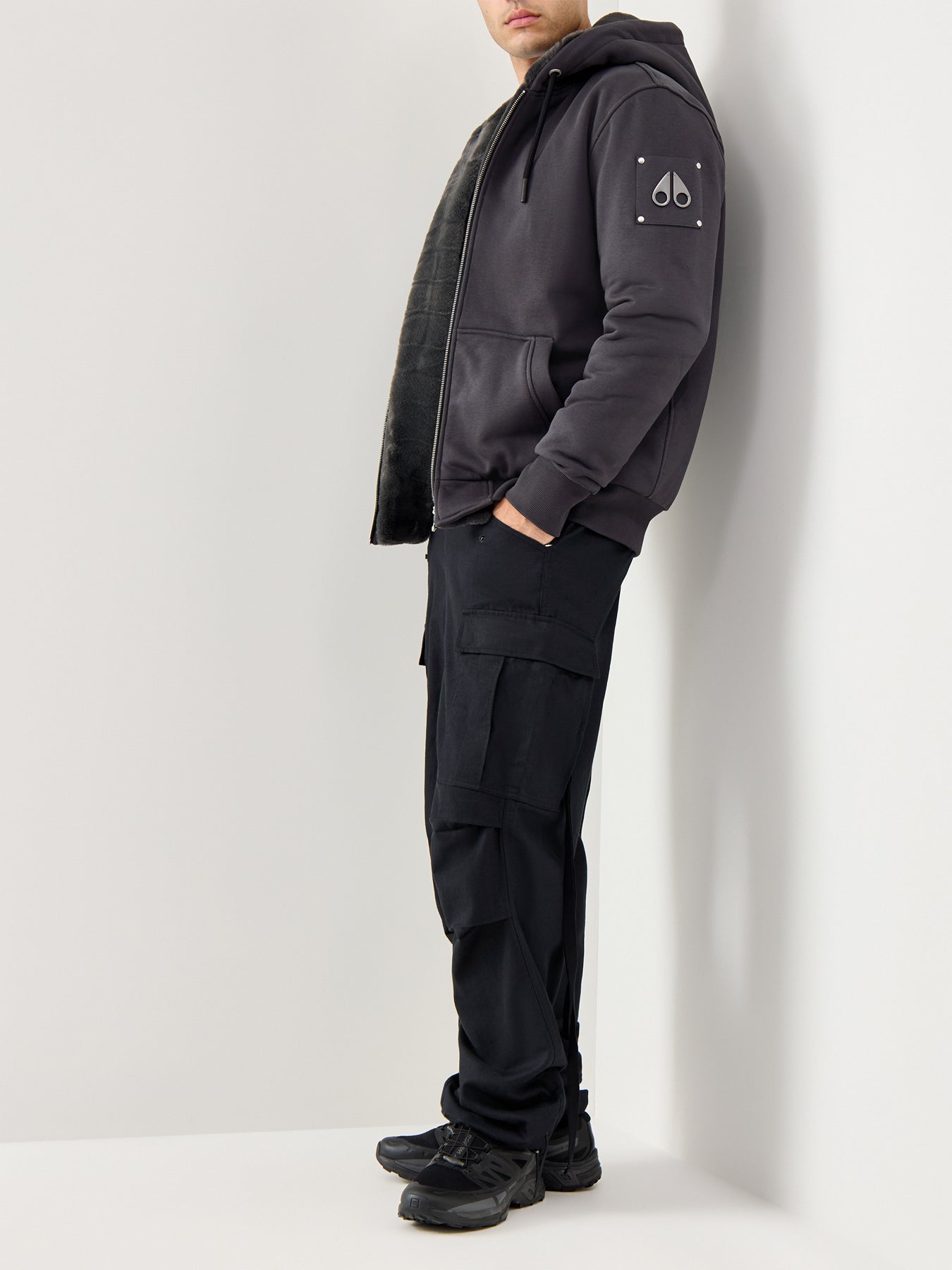 Classic Bunny Hoodie Cement