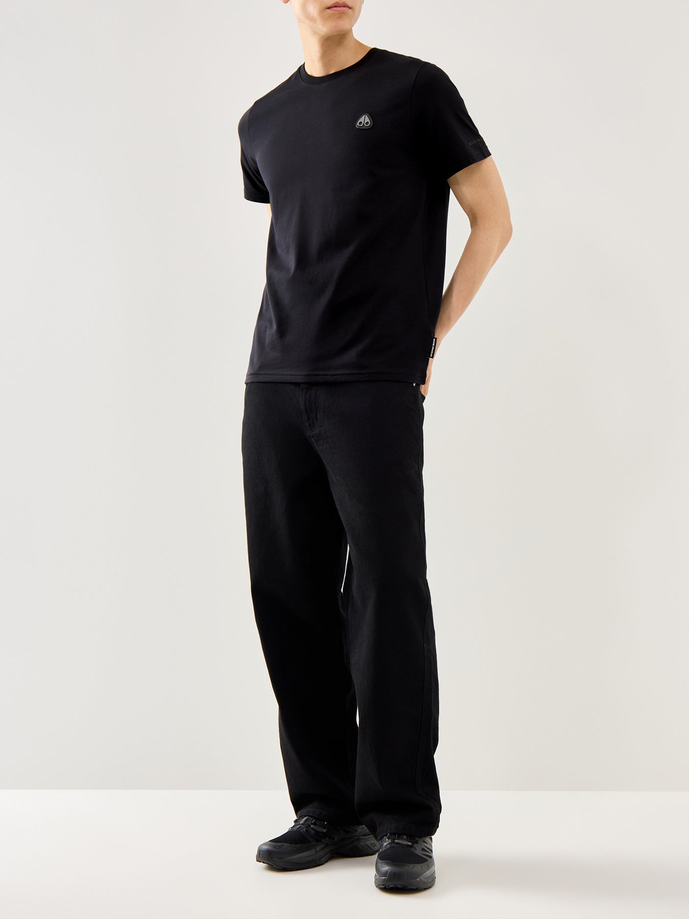 Crescent Short Sleeves Tee Black