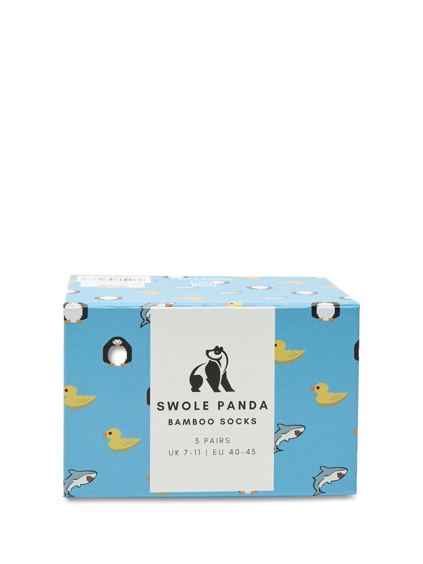 Animal Bamboo Sock Gift Box 3-Pack Multi