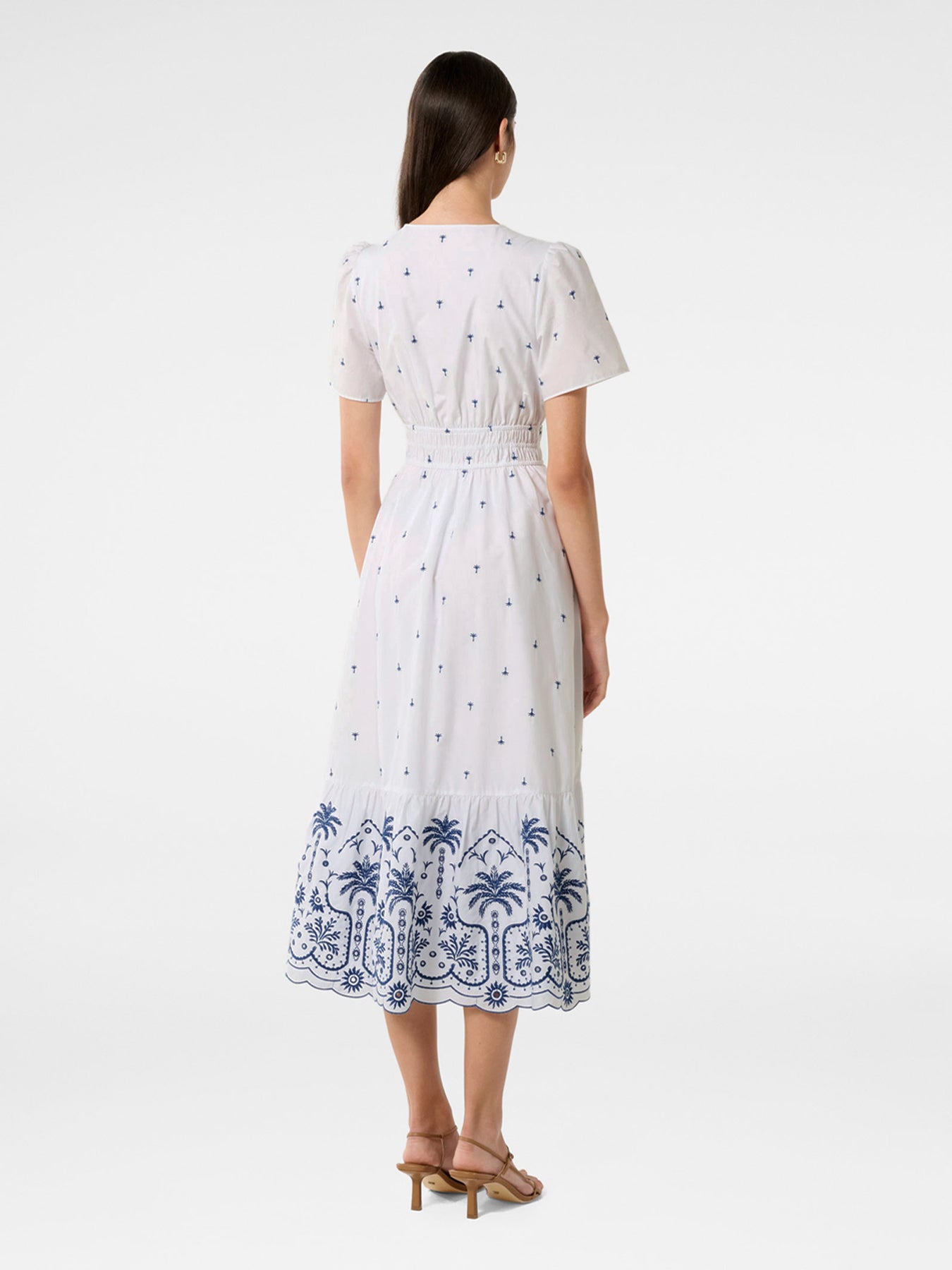 Eleanor Embroidered Midi Dress